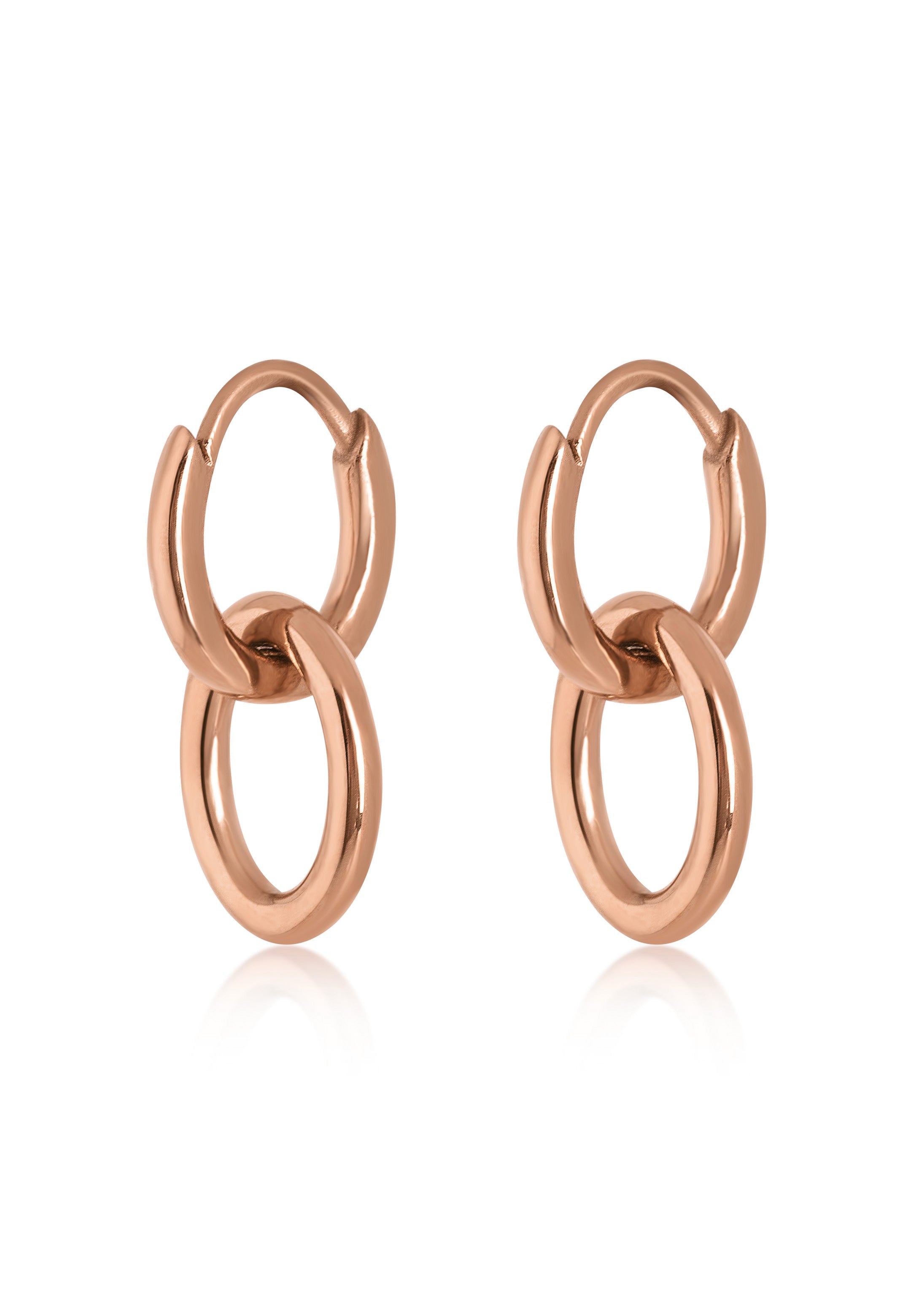 Akitsune-Unity-Earrings-Rose-Gold-Hoop