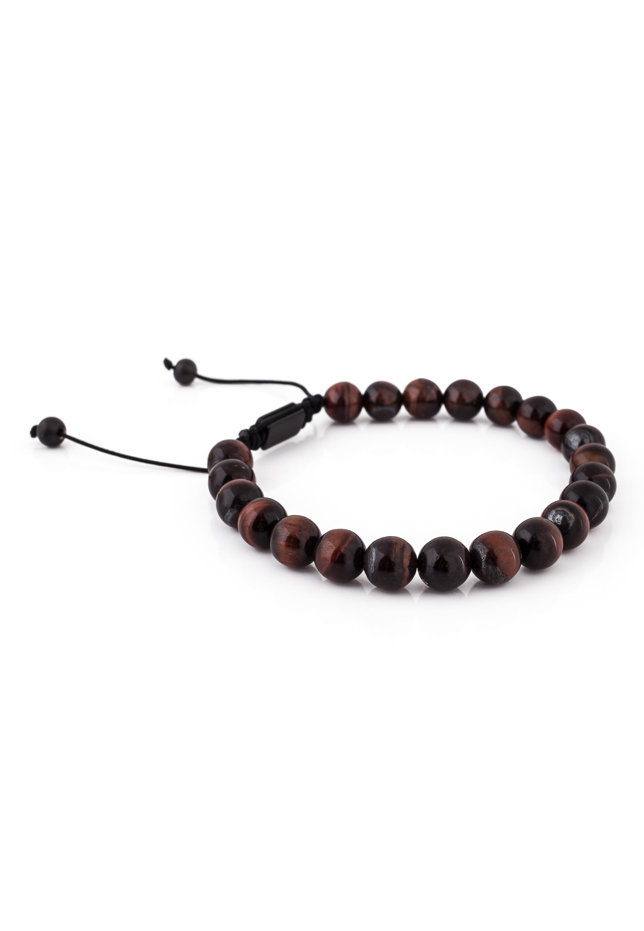 Akitsune-Venatio-Beaded-Bracelet-Black-Tiger-Eye-Red-4