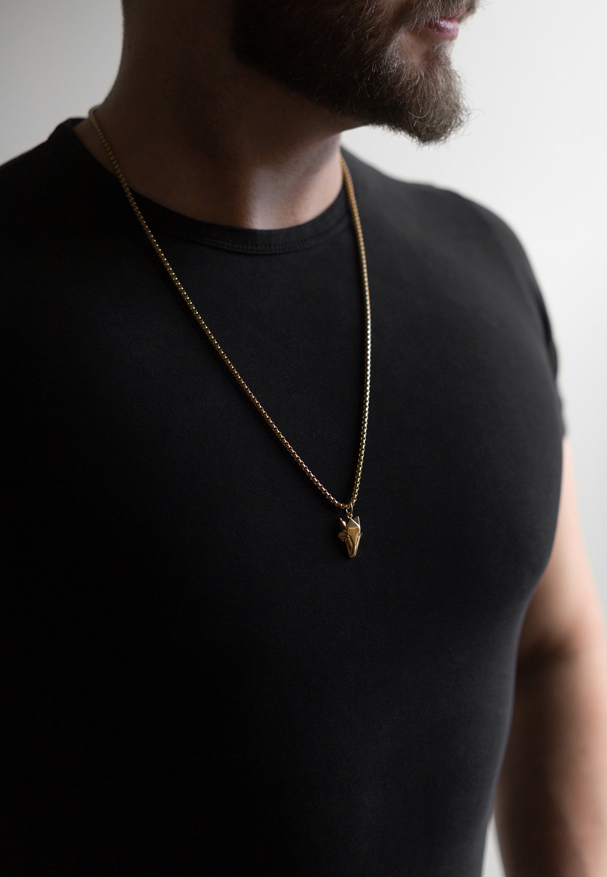 Akitsune-Vulpes-Pendant-Necklace-Fox-Style-Gold-Model