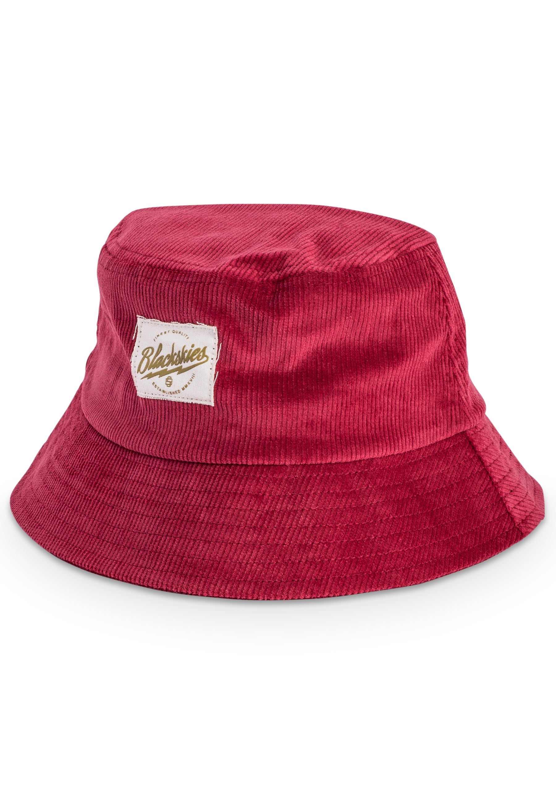 BS-BU-004-Blackskies-Crimson-Bucket-Hat-Maroon-Side