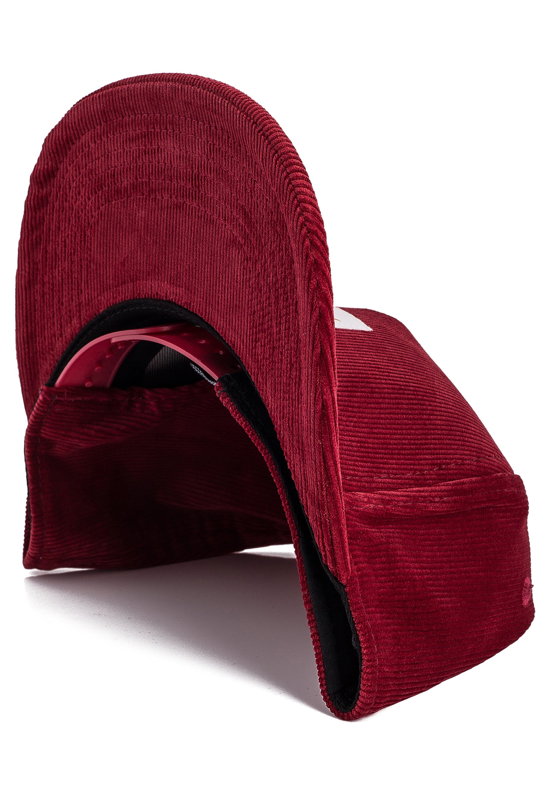 BS-CAP-066-Blackskies-Crimson-Snapback-Cap-Brim-Detail-Flat