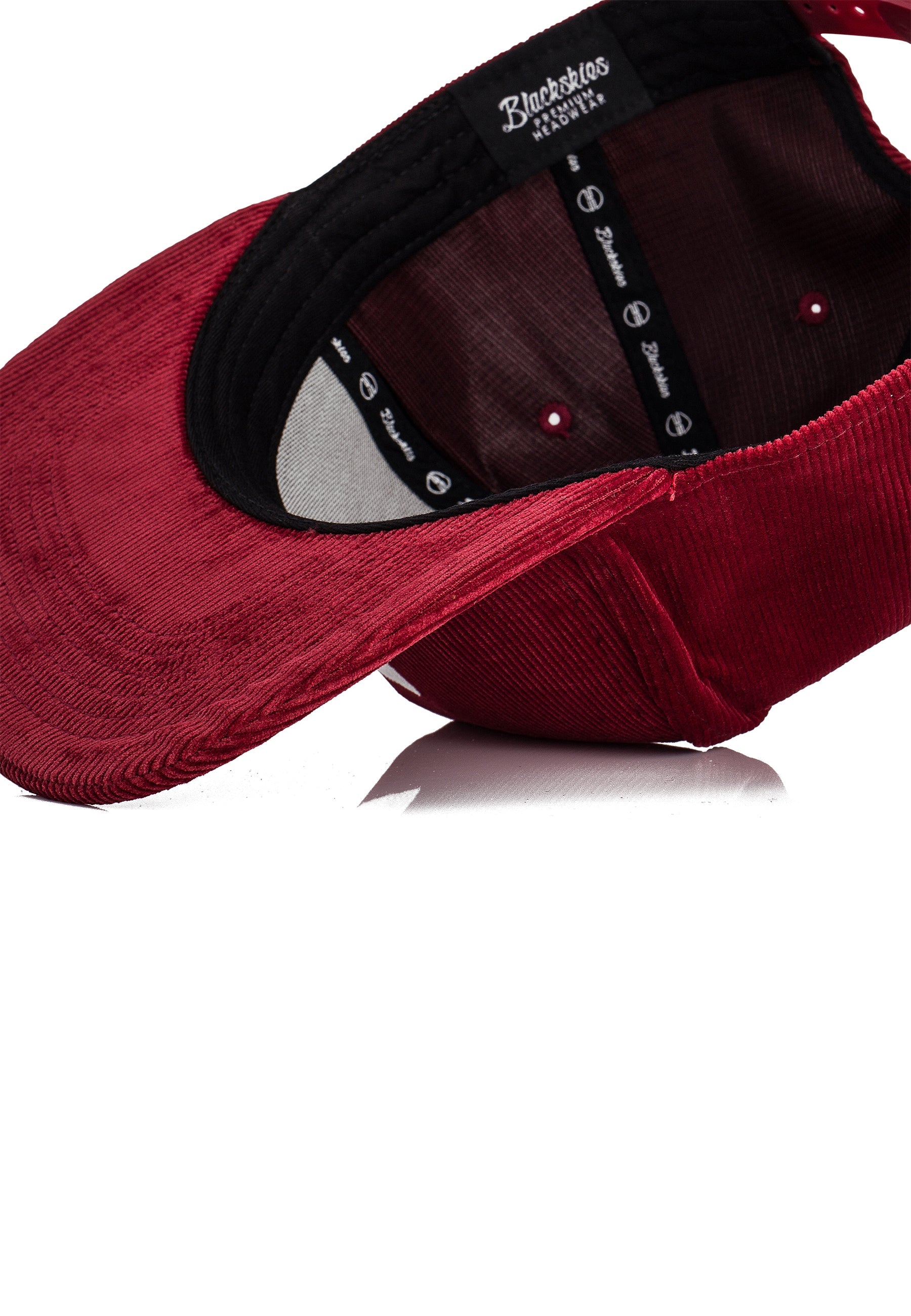 BS-CAP-066-Blackskies-Crimson-Snapback-Cap-Brim-Detail