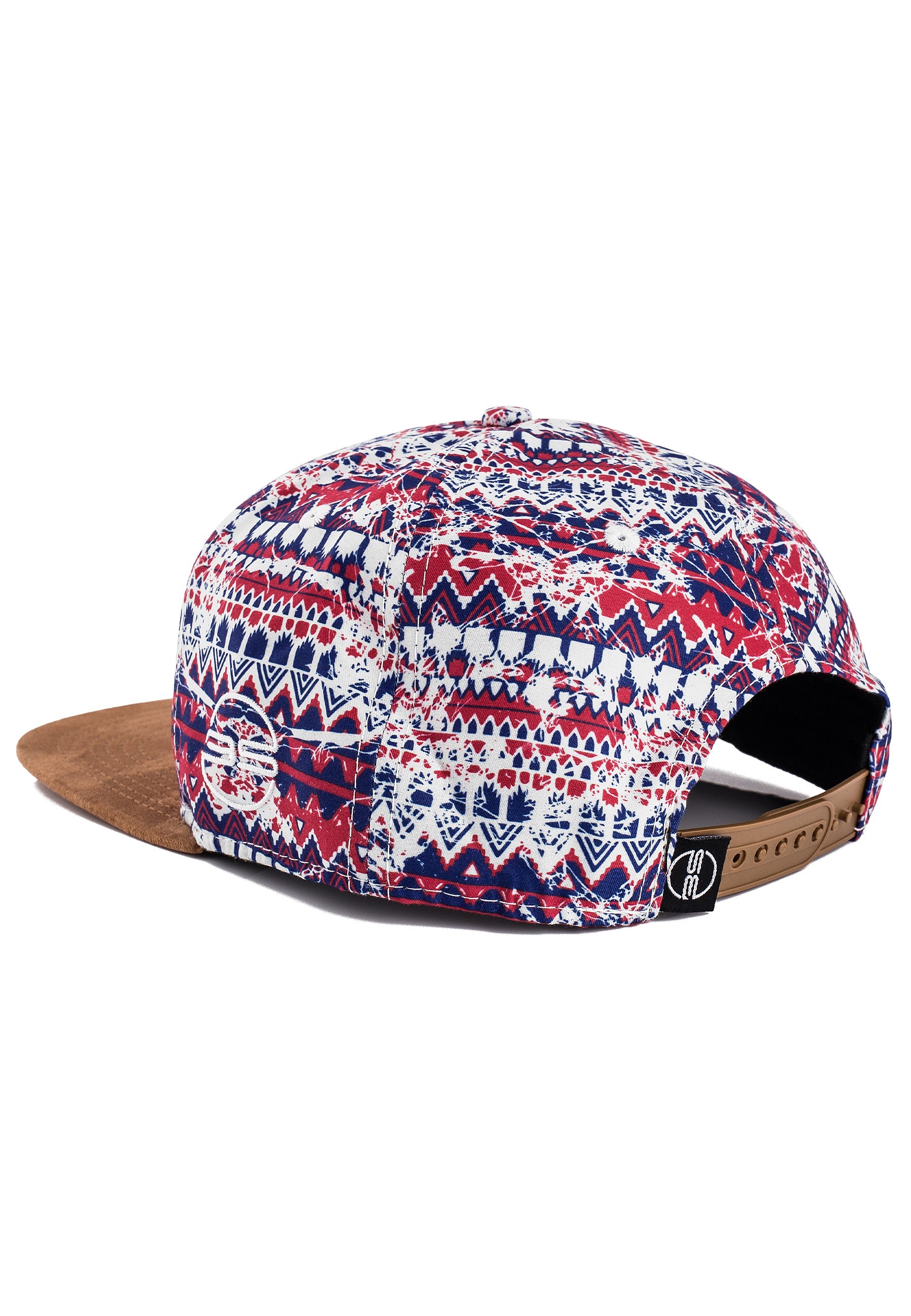BS-CAP-067-Blackskies-Quetzalcoatl-Snapback-Cap-Aztec-Suede-Back