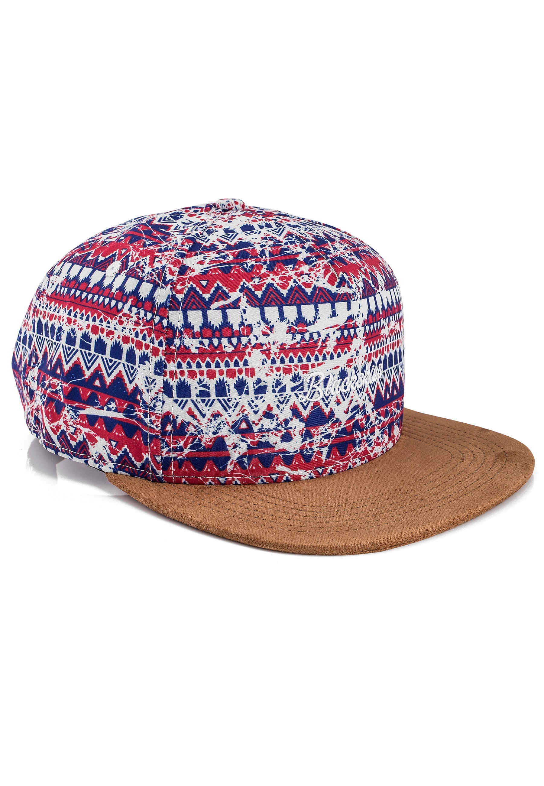 BS-CAP-067-Blackskies-Quetzalcoatl-Snapback-Cap-Aztec-Suede-Side