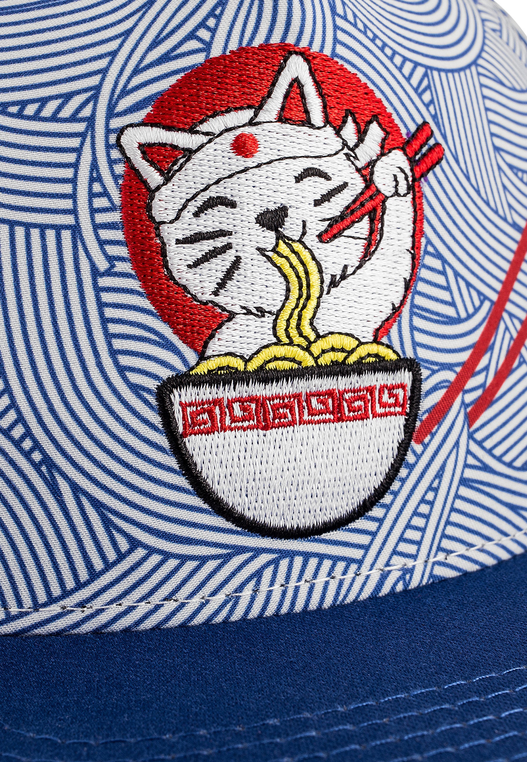 BS-CAP-068-Blackskies-Ramen-Snapback-Cap-Cat-Detail-2