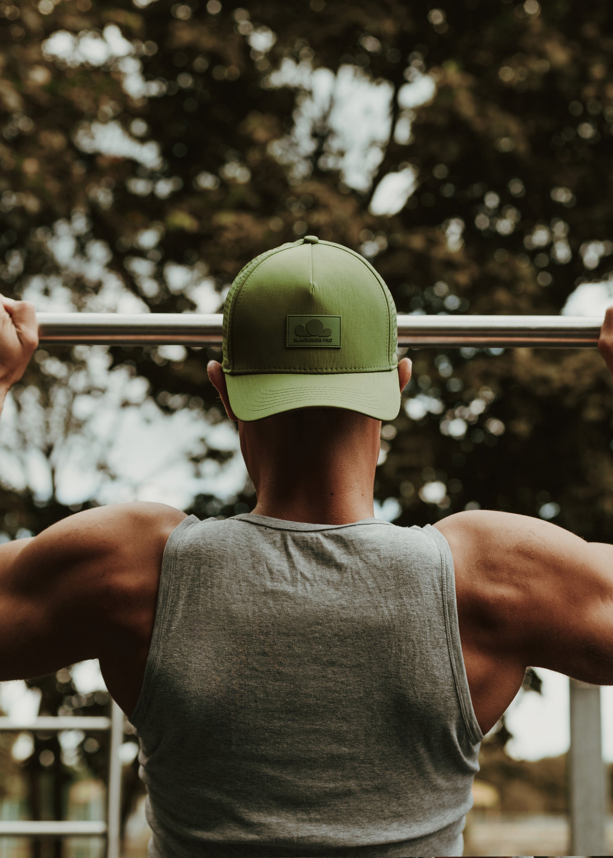 BS-Pro-All-Sports-Performance-Cap-Olive-Model-3