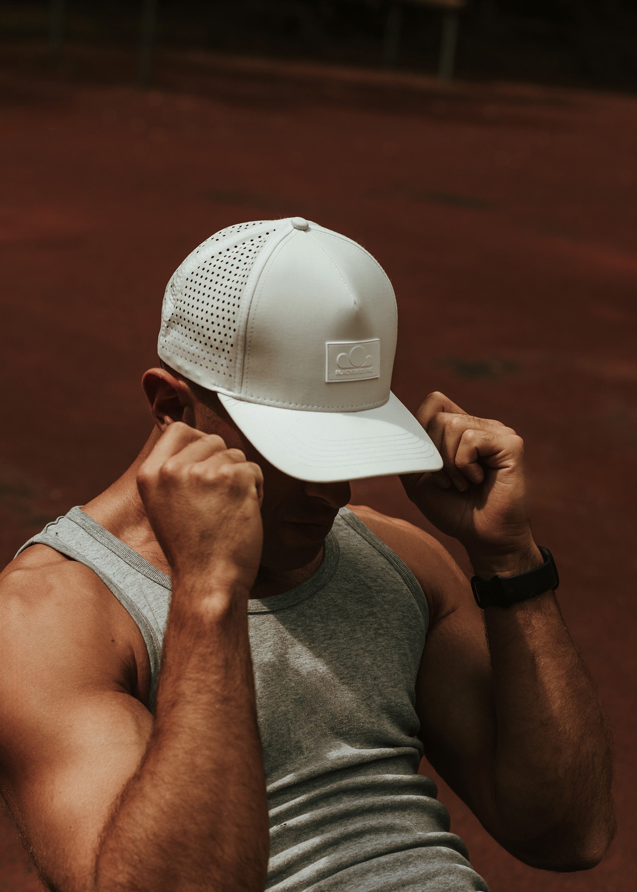 BS-Pro-All-Sports-Performance-Cap-White-Running-Model