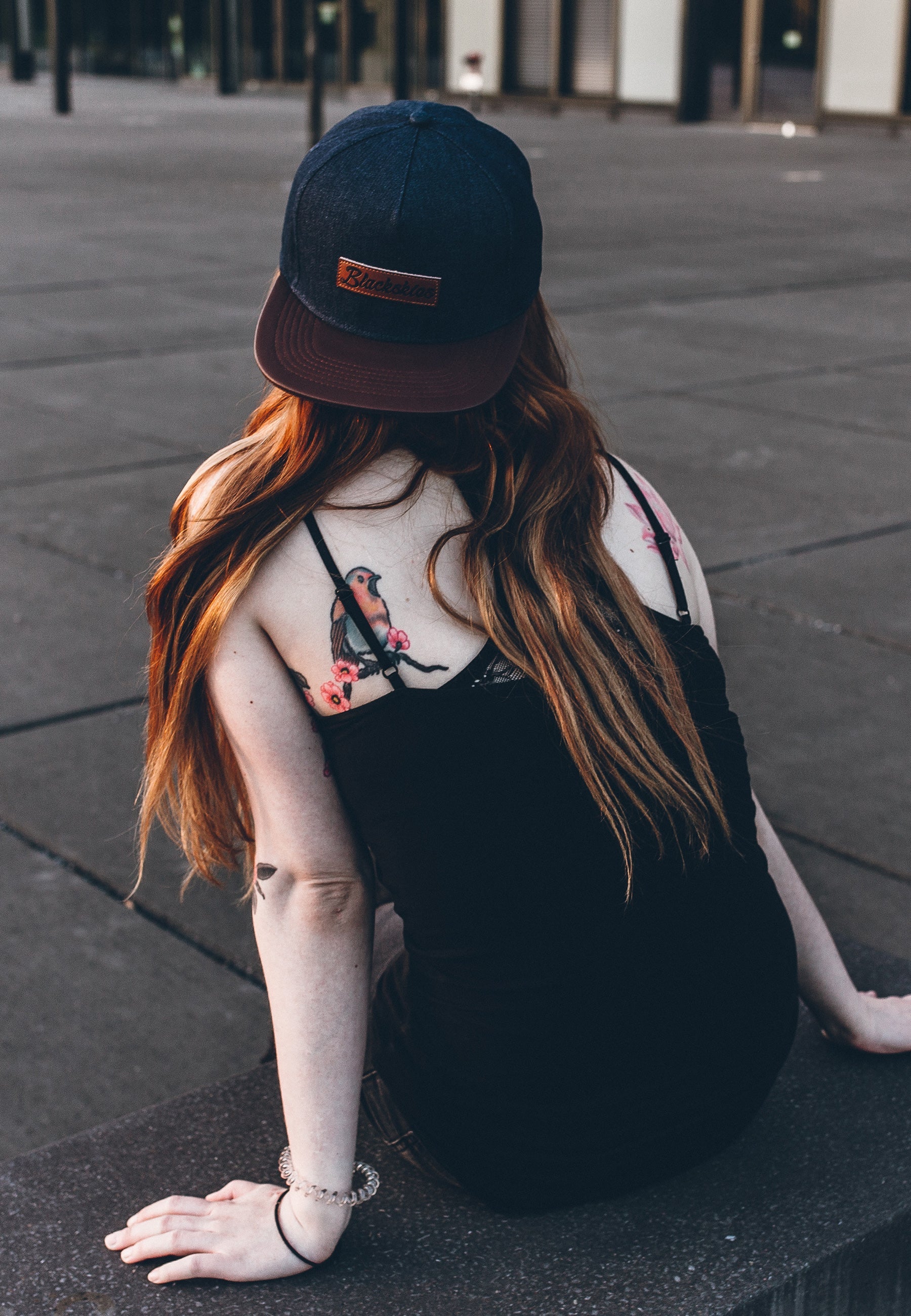 Blackskies-Aion-Snapback-Cap-Baseball-Hat-Denim-Jeans-Leather-Blue-Brown