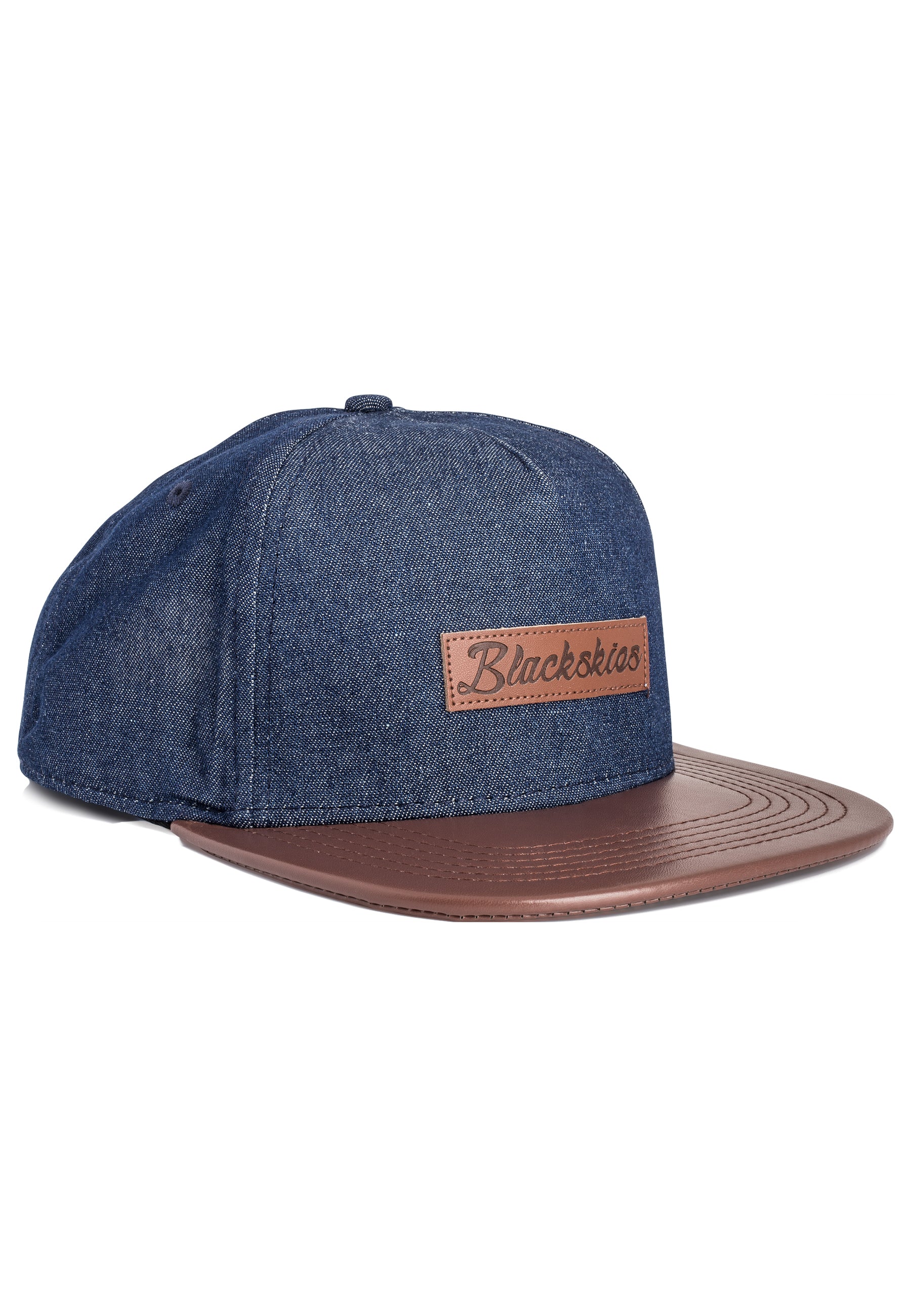 Blackskies-Aion-Snapback-Cap-Denim-Side