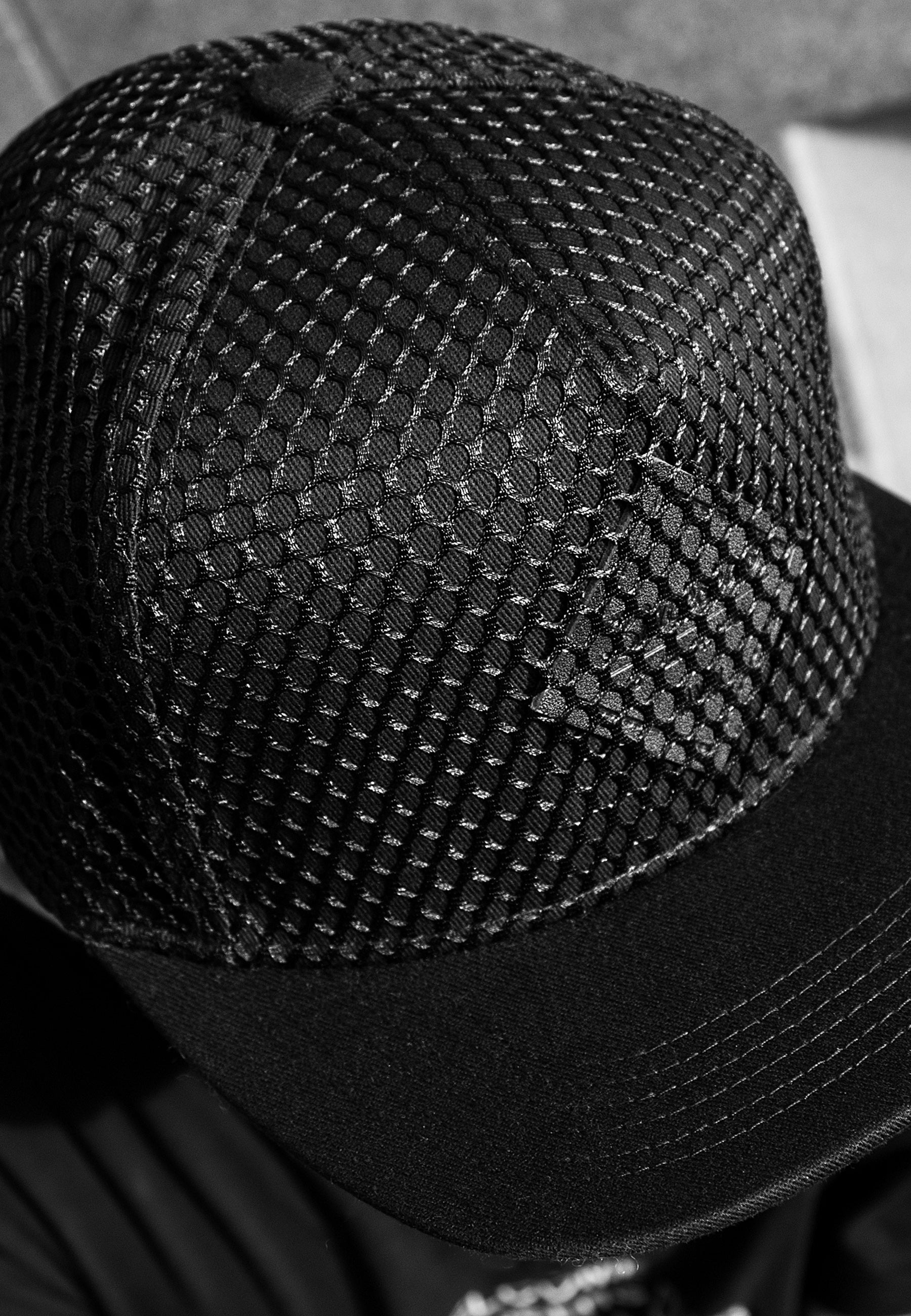Blackskies-Andromeda-Snapback-Cap-Baseball-Hat-Mesh-Black-Allblack-Model-Basecap