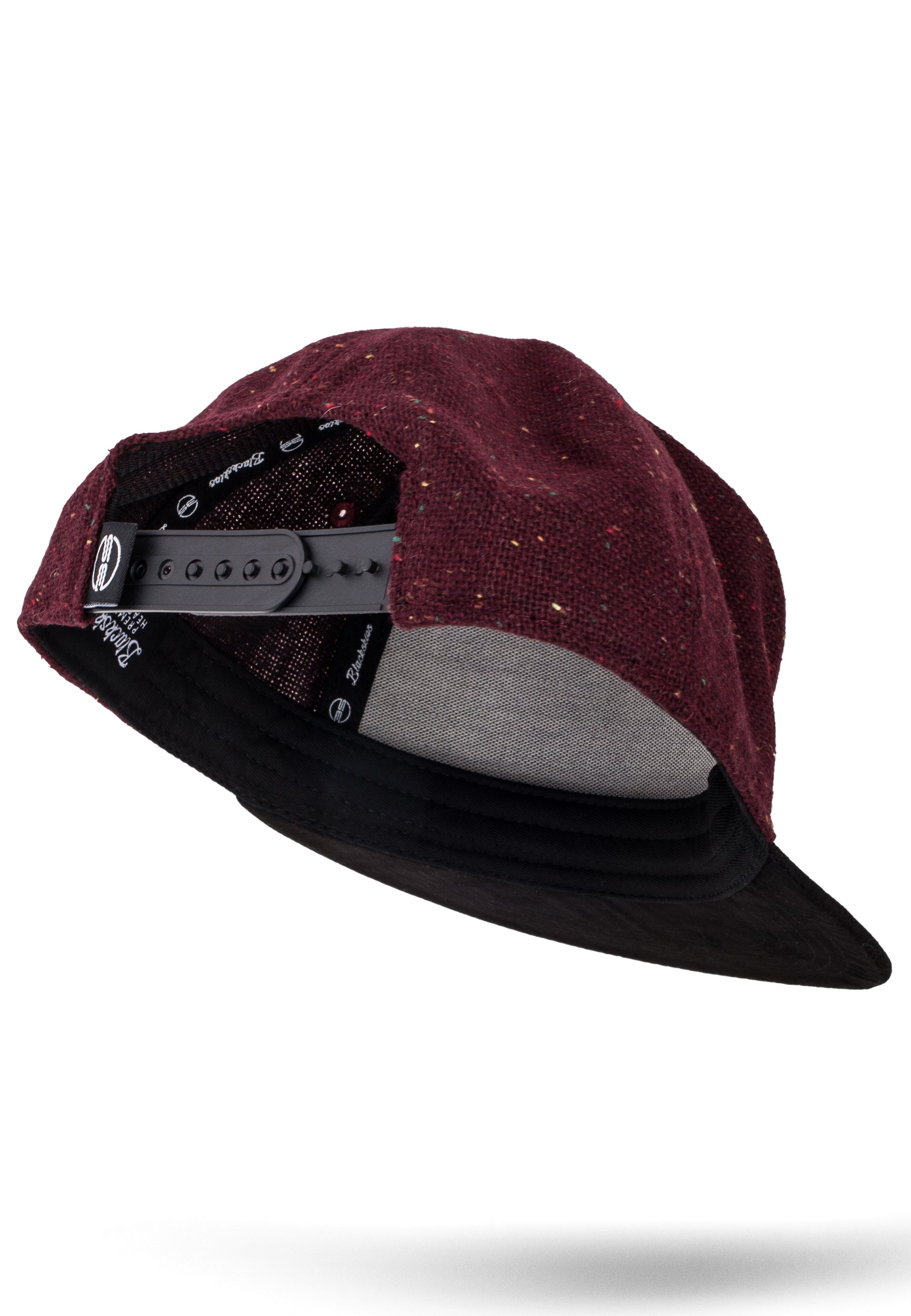 Blackskies-Ares-Premium-Snapback-Cap-Red-Speckle-Black-Back