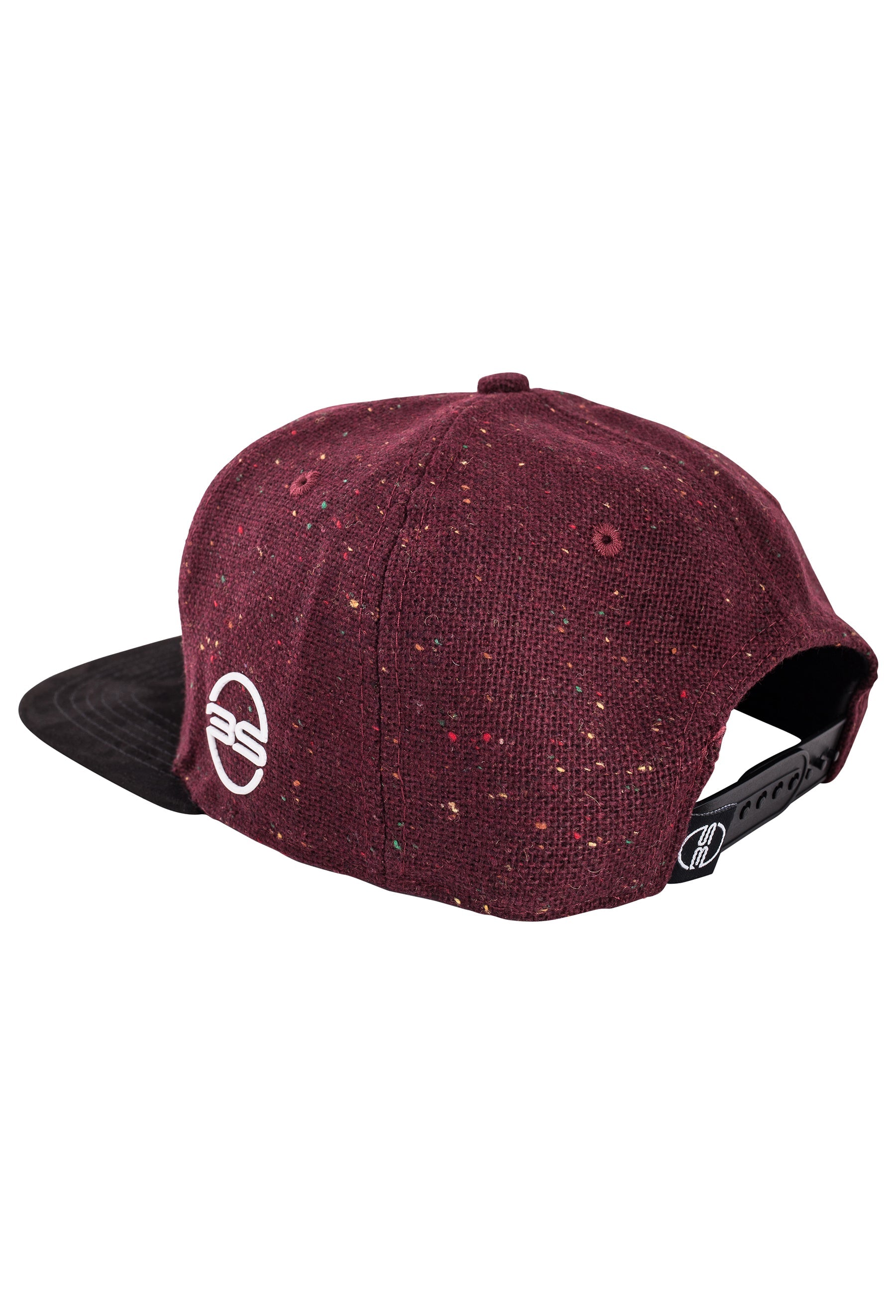 Blackskies-Ares-Snapback-Cap-Maroon-Black-Back