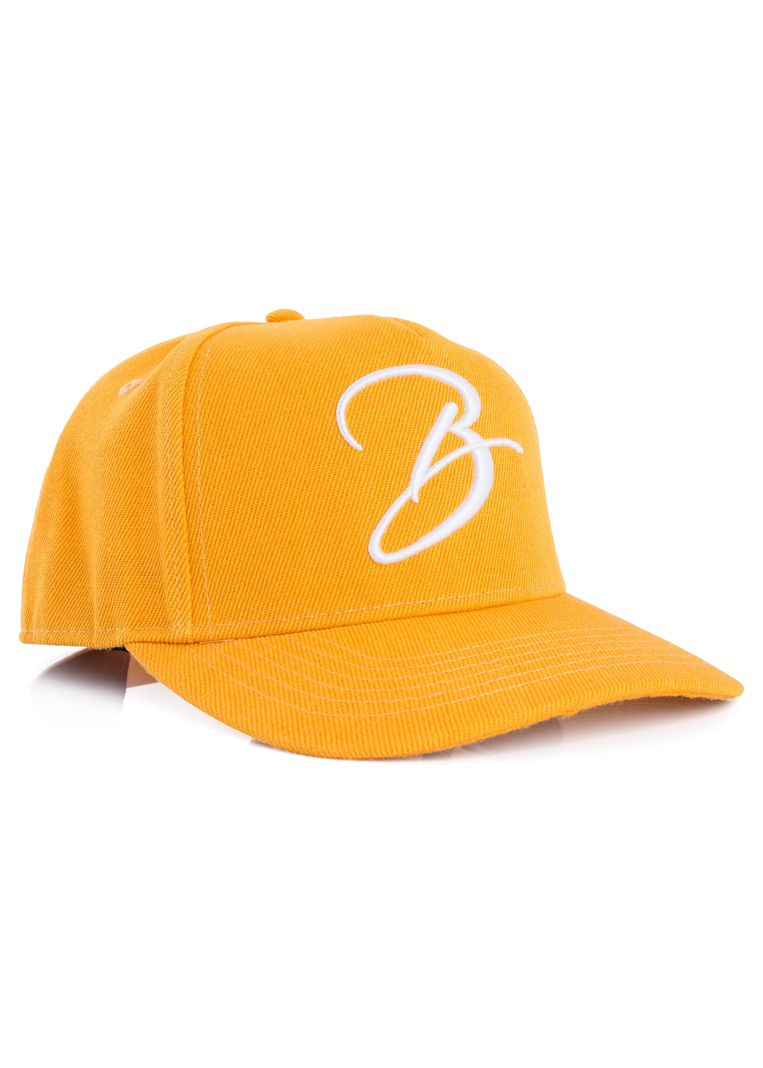 Blackskies-B-Script-Snapback-Cap-Orange-Premium-Hat-3
