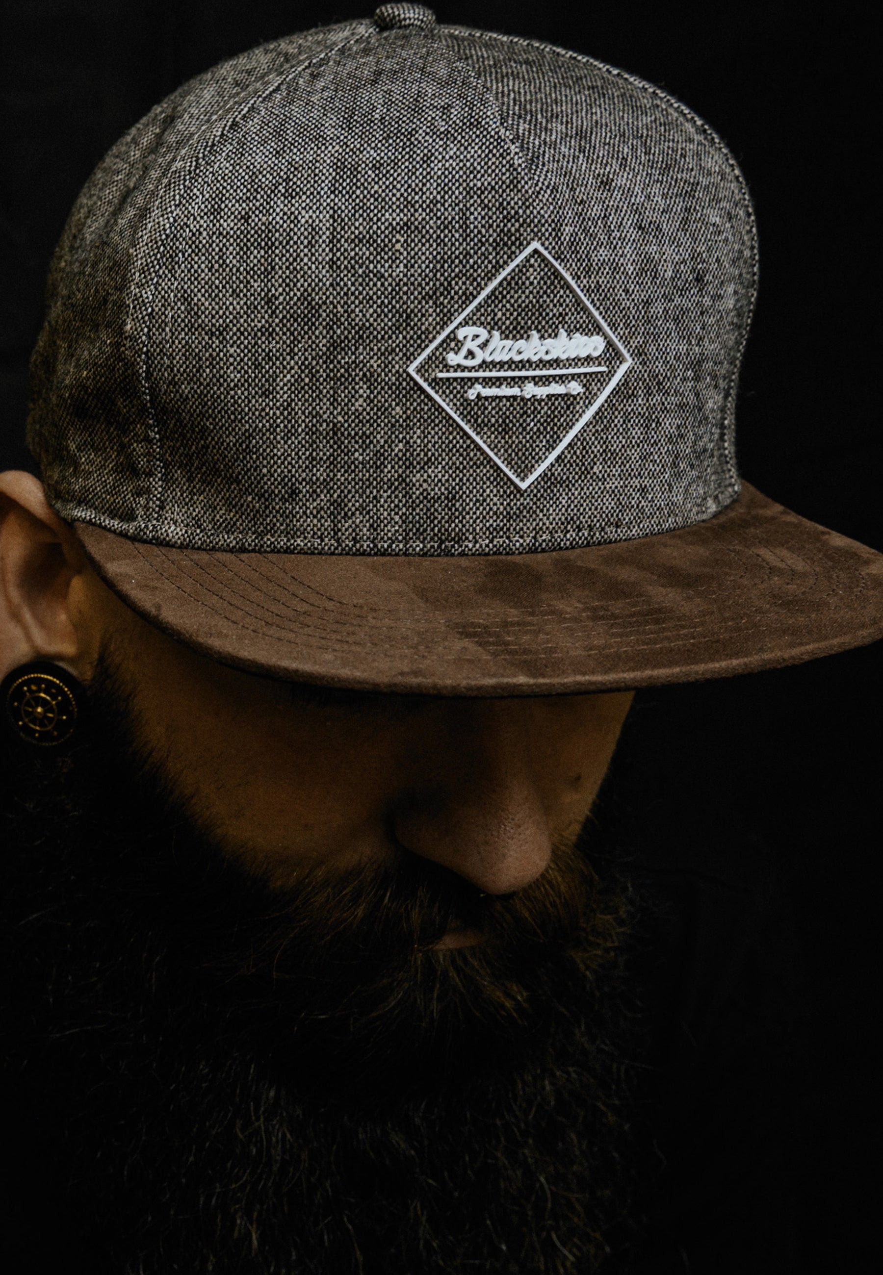 Blackskies-Baal-Snapback-Cap-Model-Style-Black