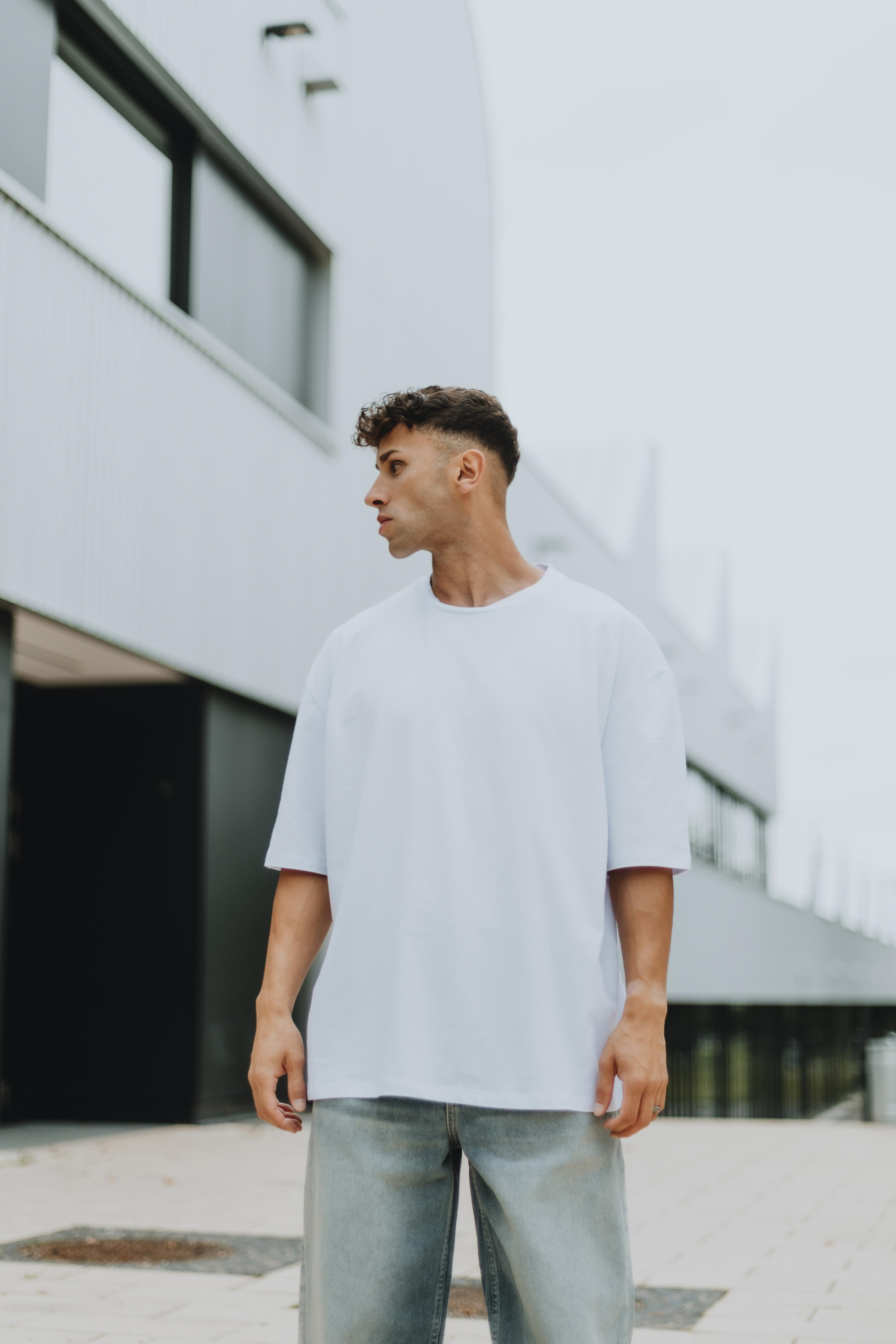 Oversized T-Shirt - White - Blackskies | Premium Headwear & Apparel