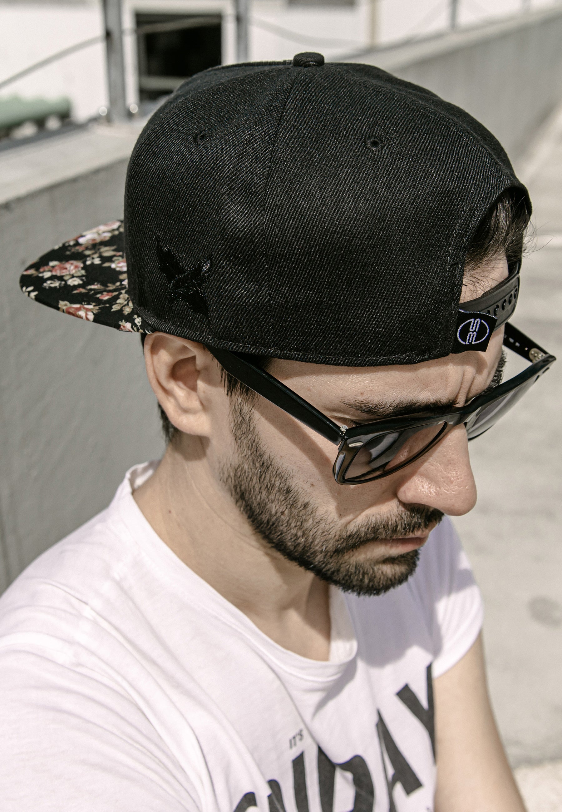 Blackskies-Black-Beauty-Snapback-Cap-Baseball-Hat-Floral-Rose-Snap