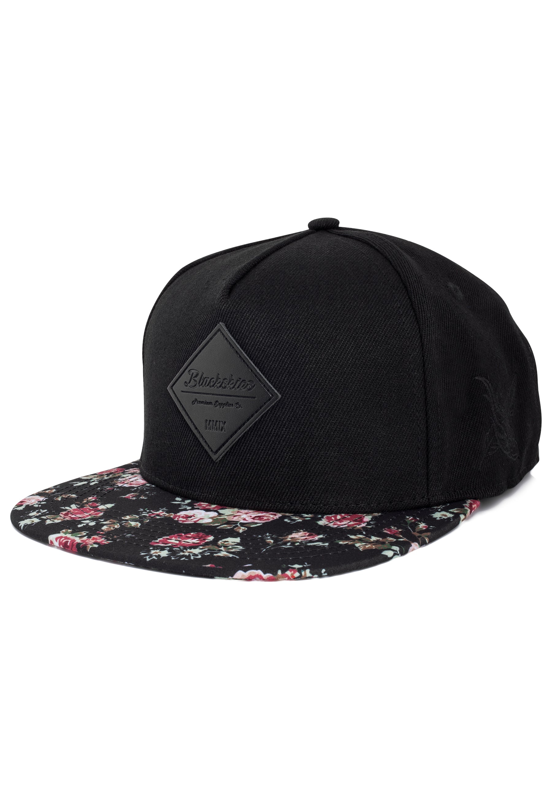 Blackskies-Black-Beauty-Snapback-Cap-Baseball-Hat-Front