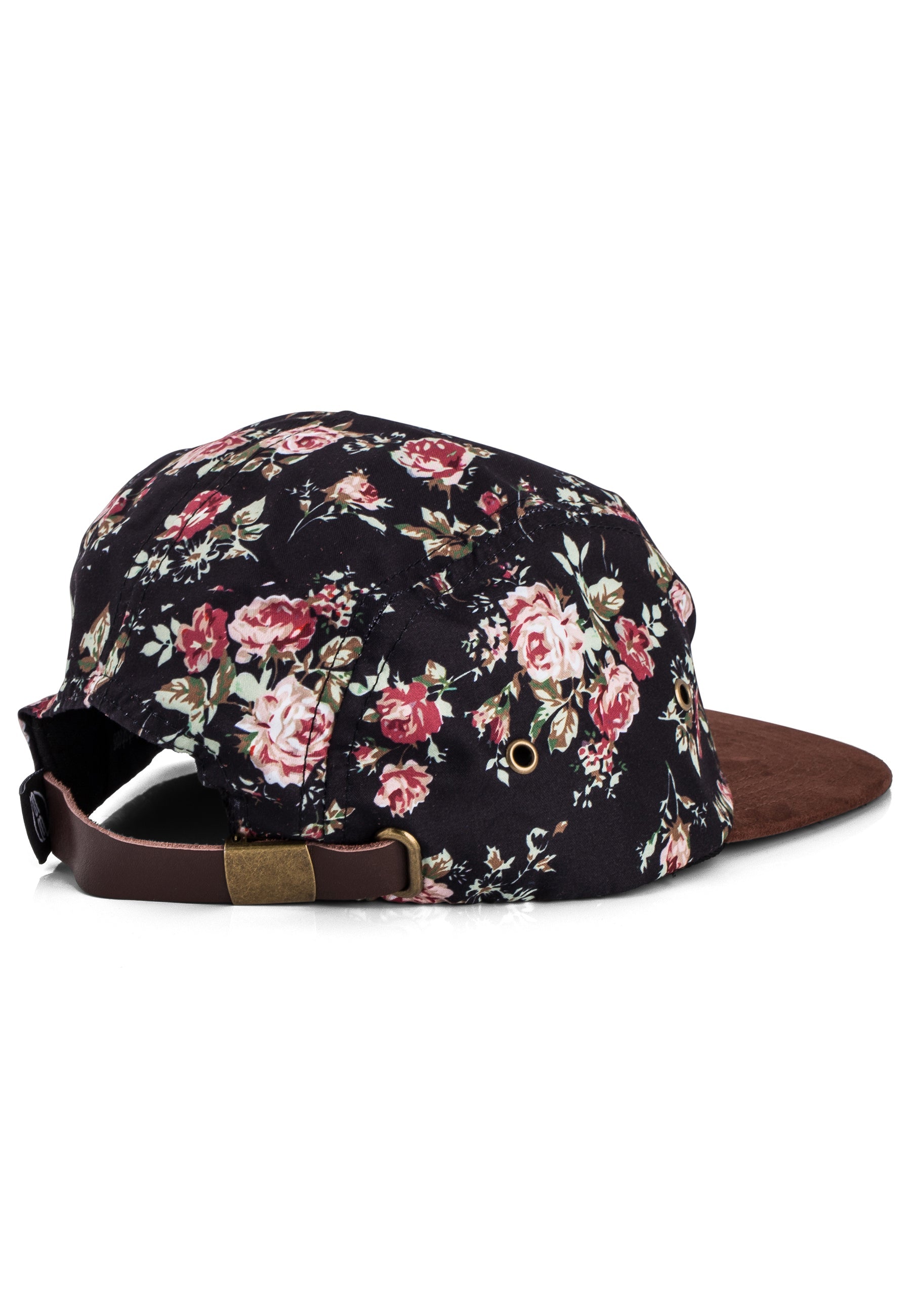 Blackskies-Black-Beauty-Vol-II-5-Panel-Hat-Strapback-Floral-Brim-Detail