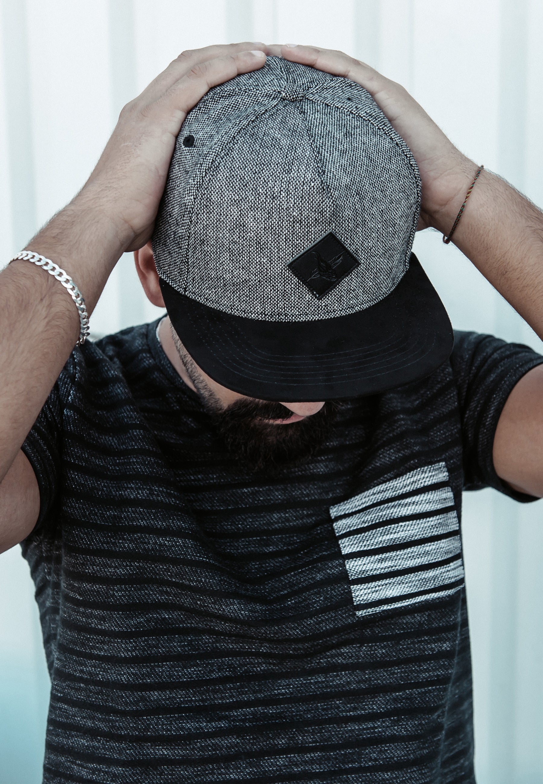 Blackskies-Bliss-Snapback-Cap-Baseball-Hat-Model-2