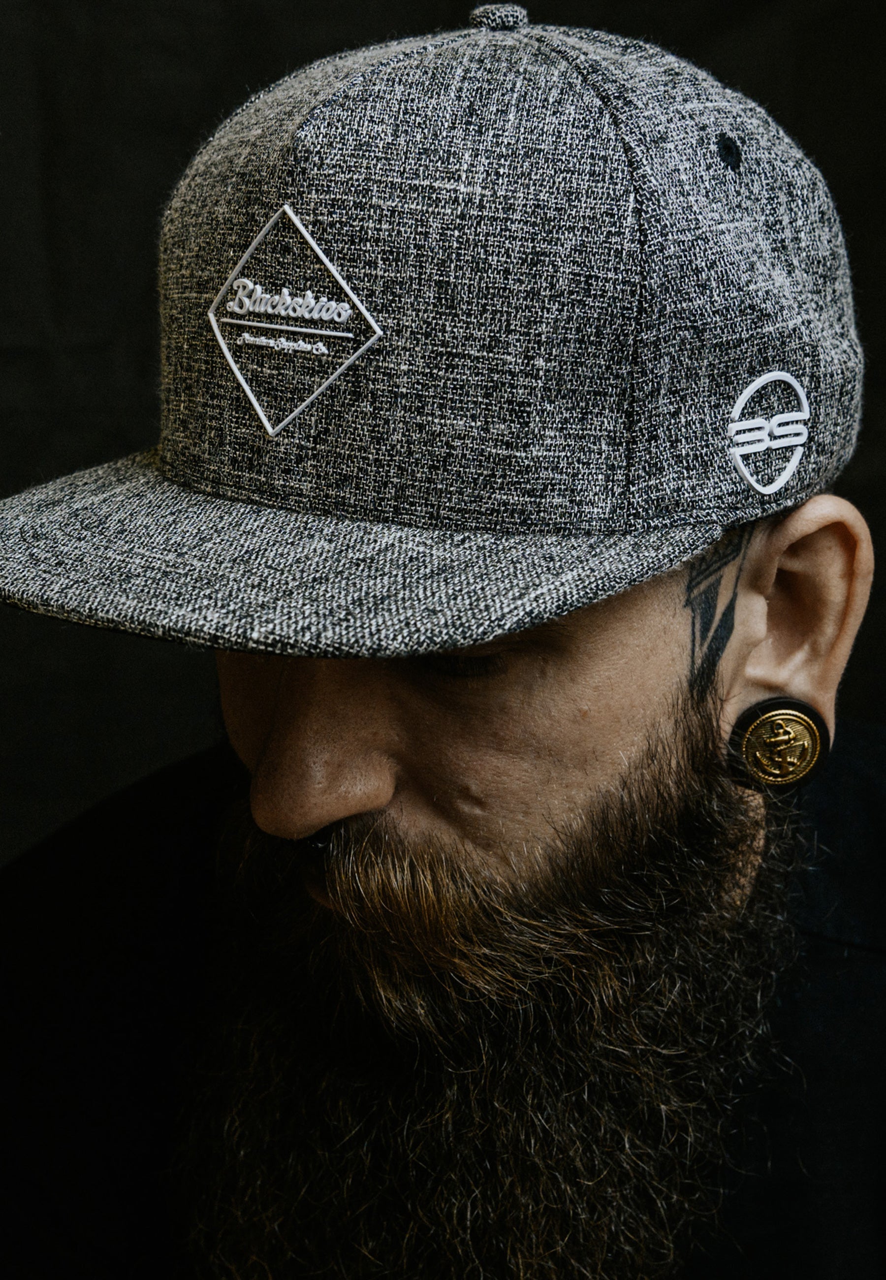 Blackskies-Chronos-Snapback-Cap-Baseball-Hat-Wool-Model-Style