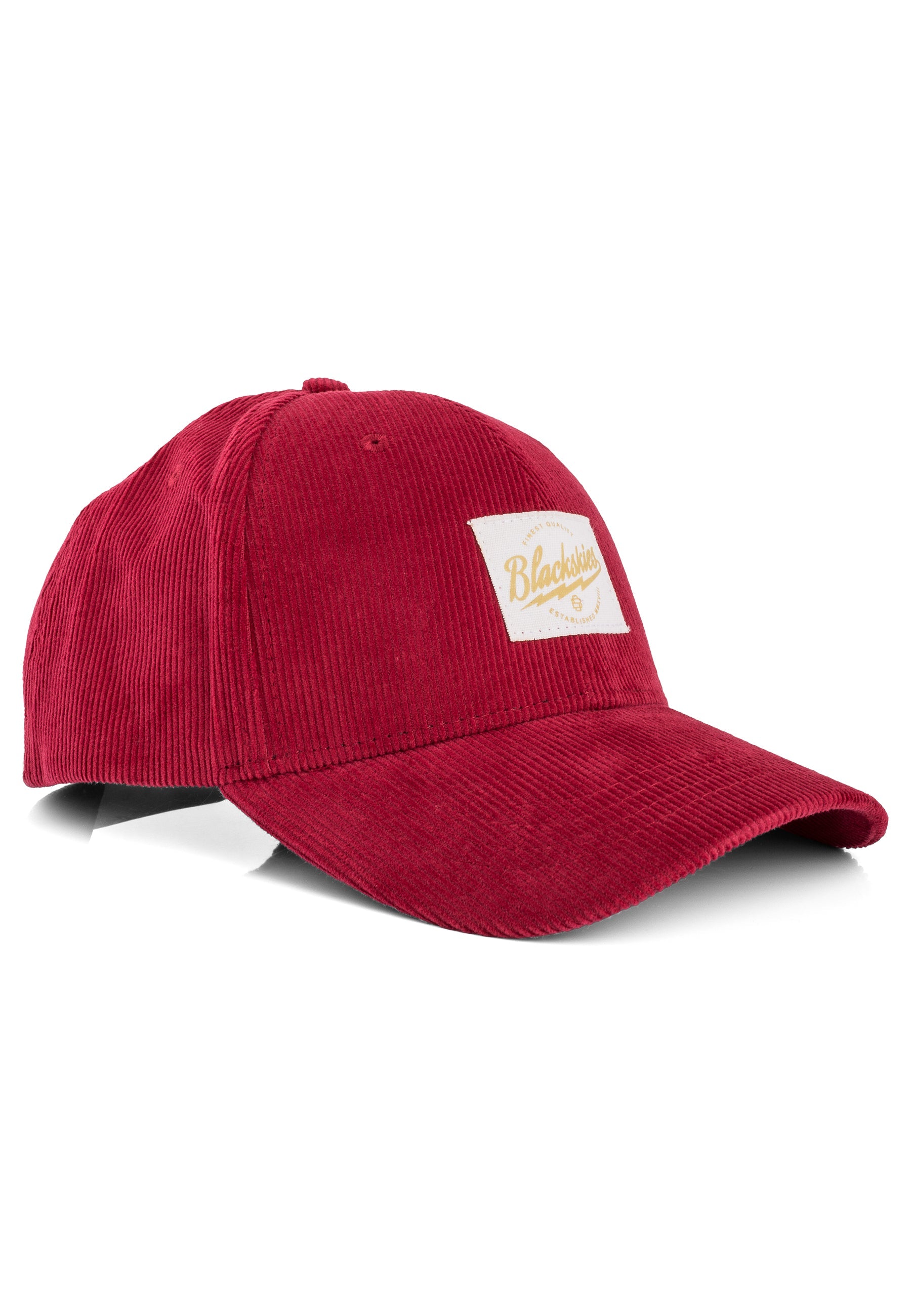 Blackskies-Cord-Baseball-Cap-Crimson-2
