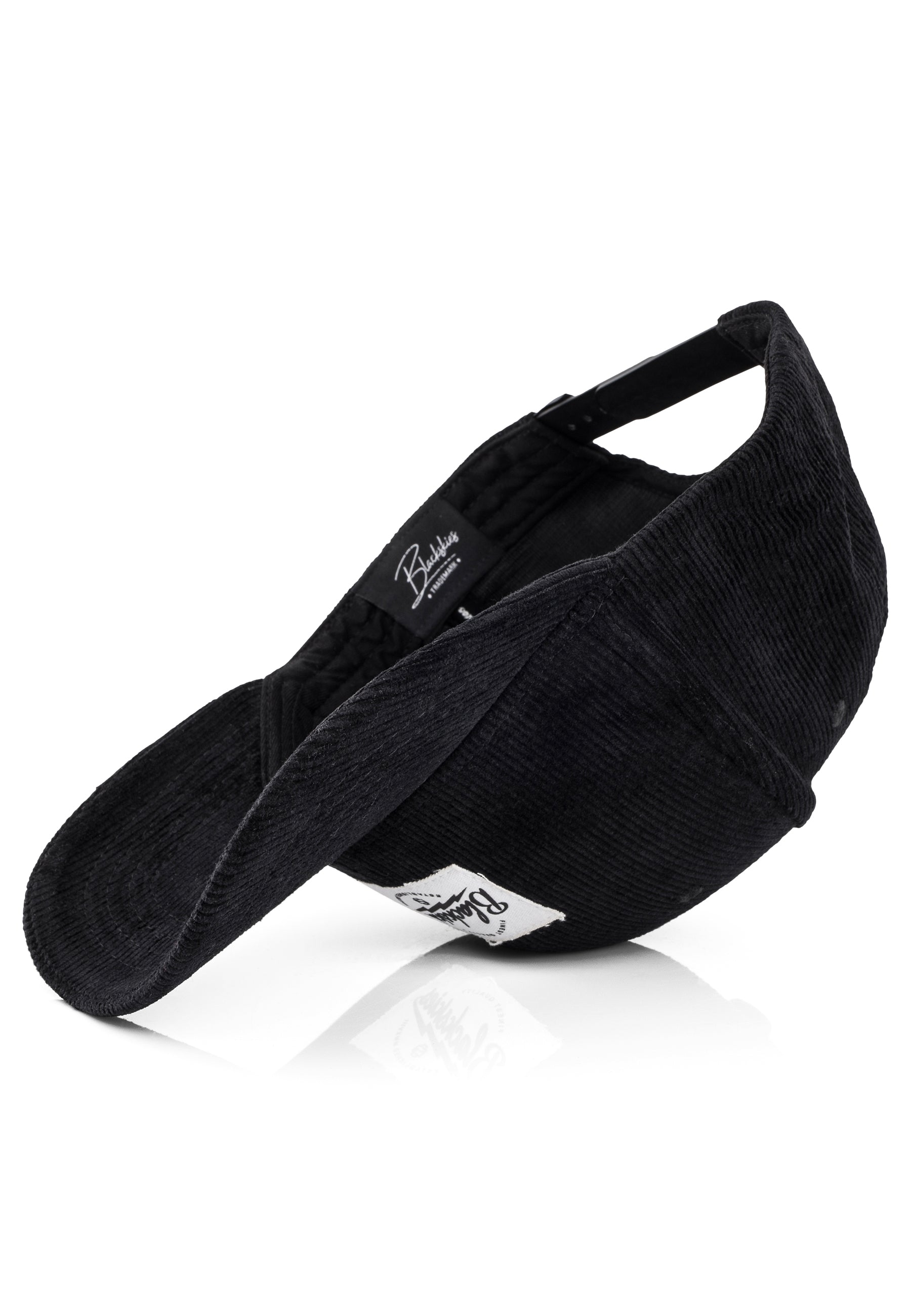Blackskies-Cord-Baseball-Cap-Ebony-1