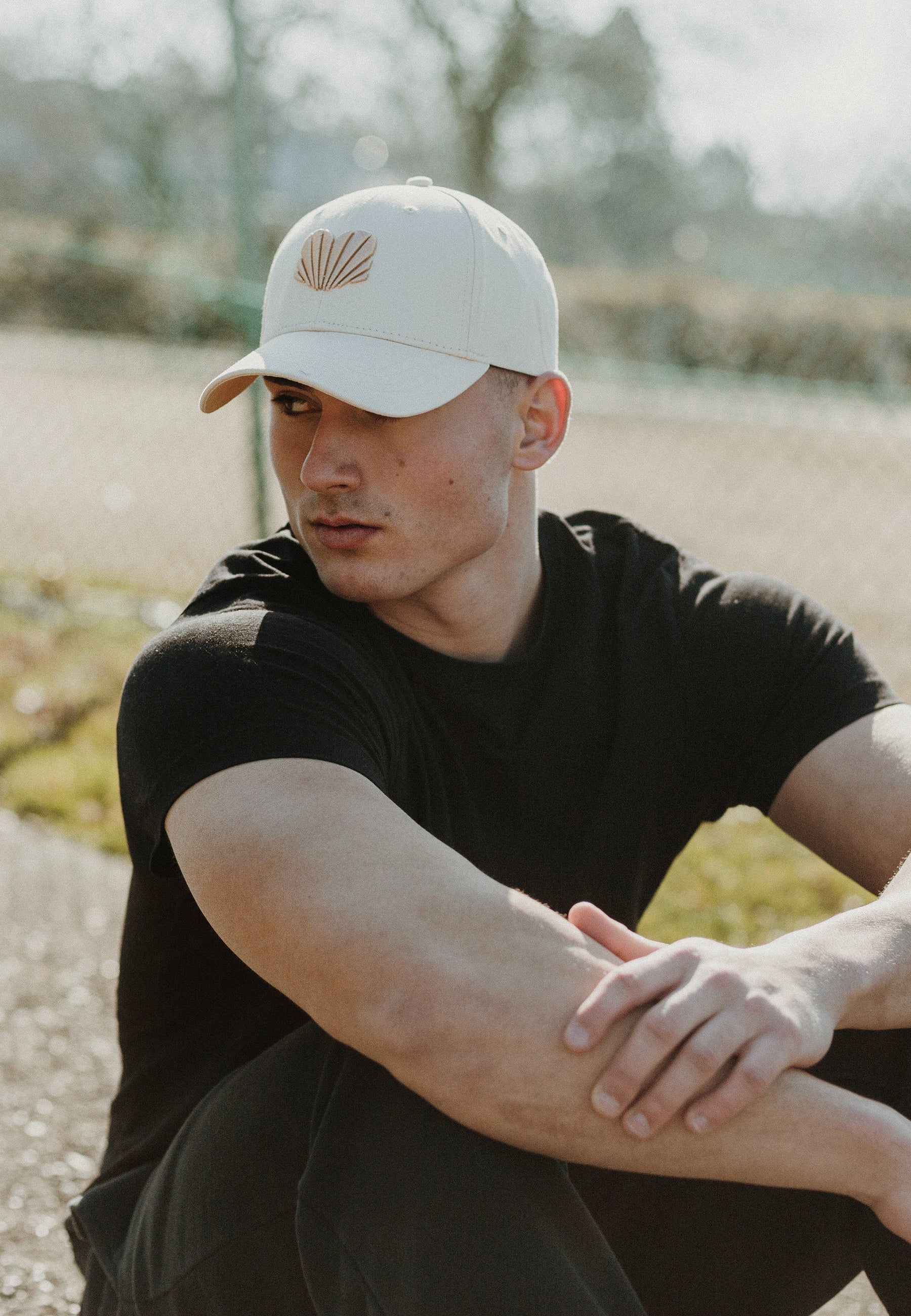 Blackskies-Crest-Baseball-Hat-Desert-Model-2