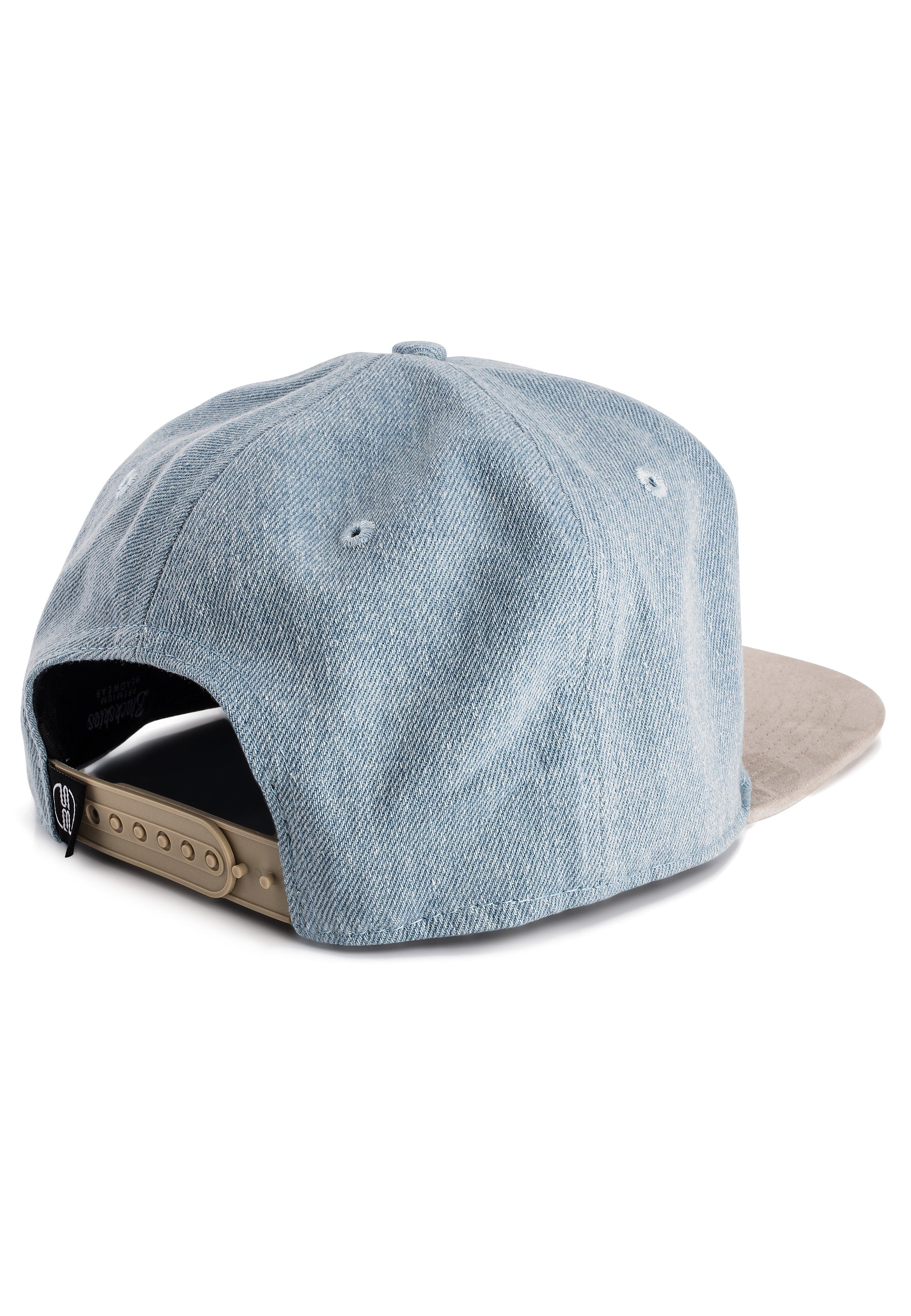 Blackskies-Denim-Beast-Snapback-Cap-Blue-Beige-Jeans-Baseball-Cap-Basecap-Snap