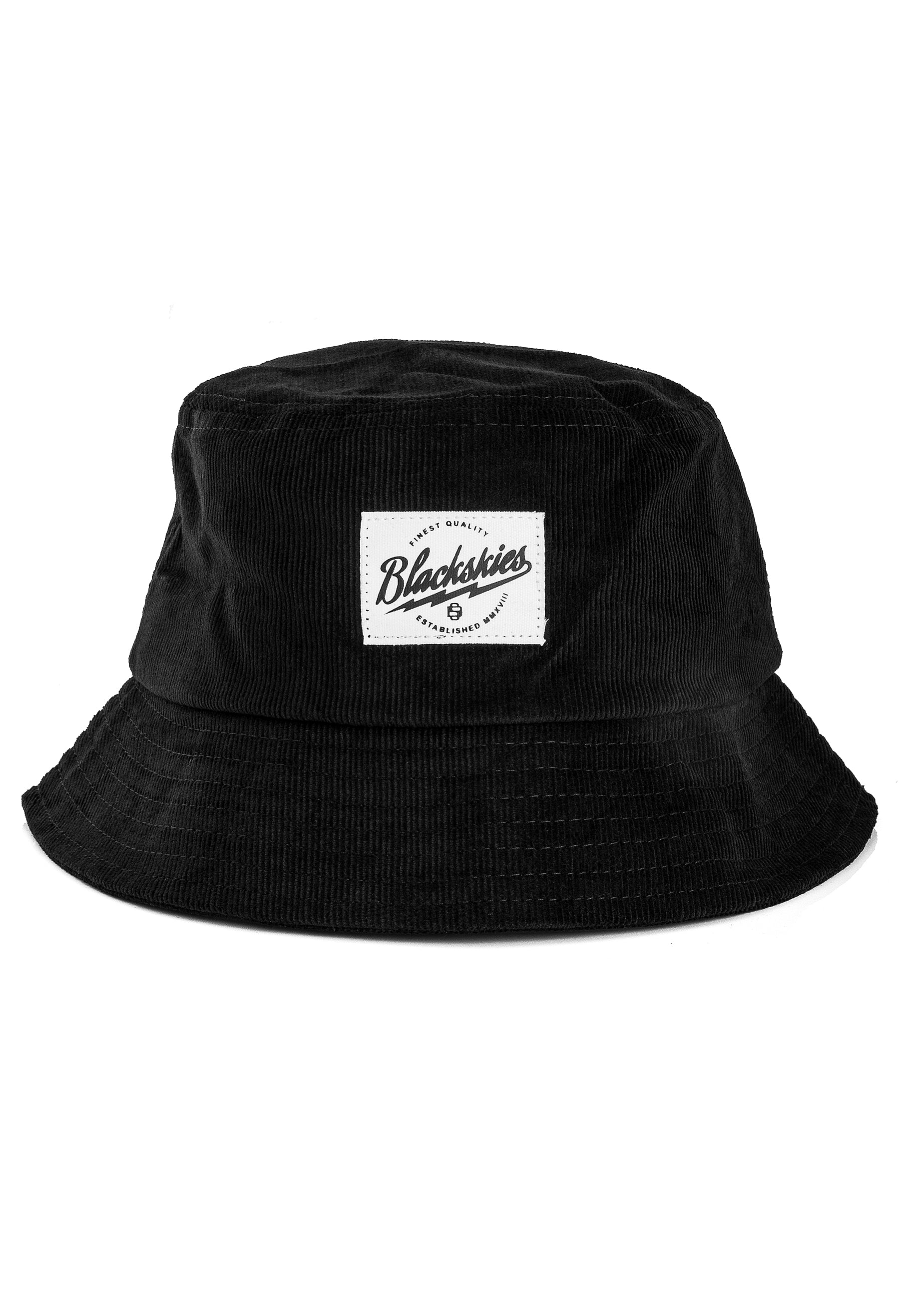 Blackskies-Ebony-Bucket-Hat-Black-Cord-Summer-Bob-White