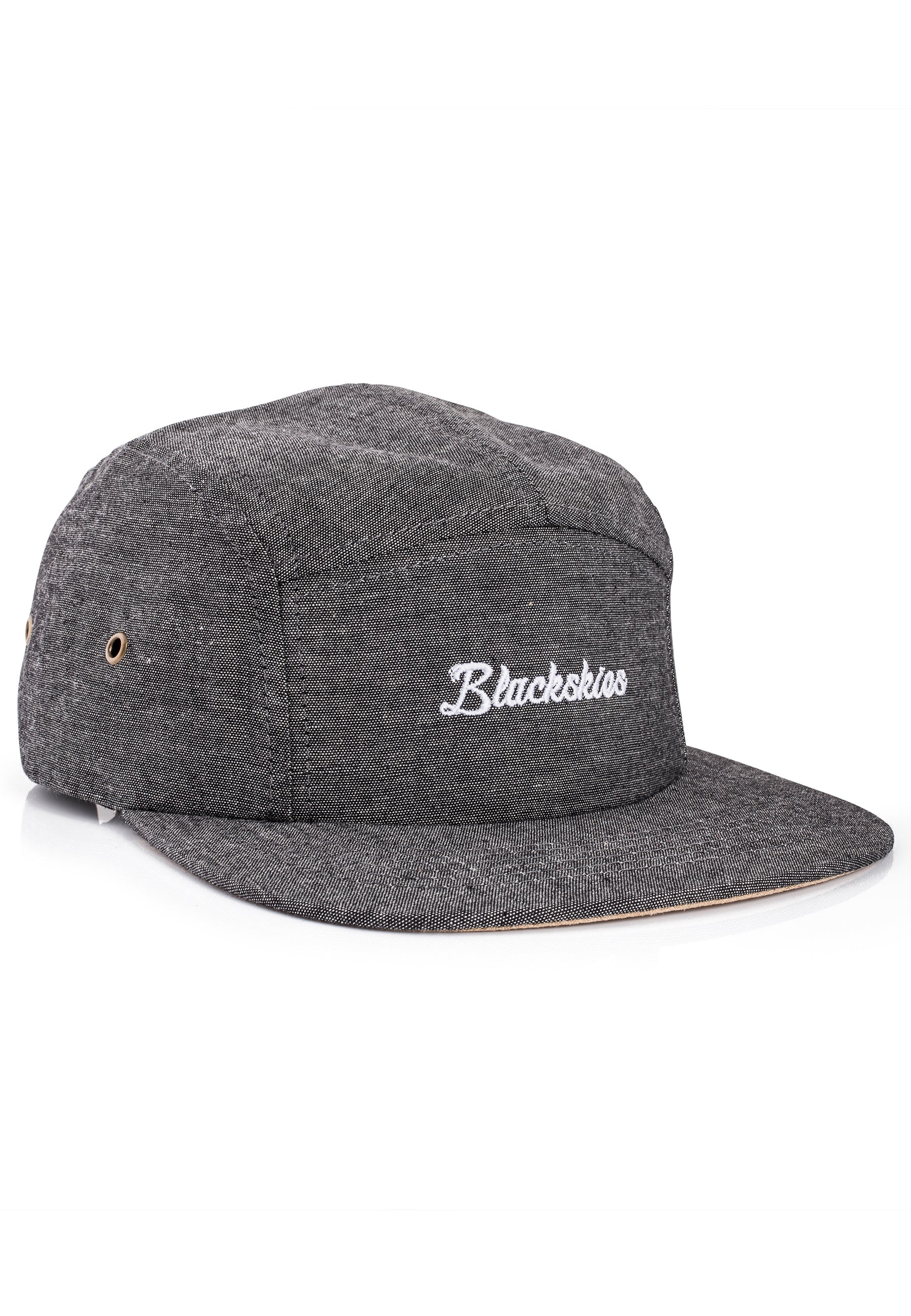 Blackskies-Eos-5-Panel-Hat-Denim-Black-Side