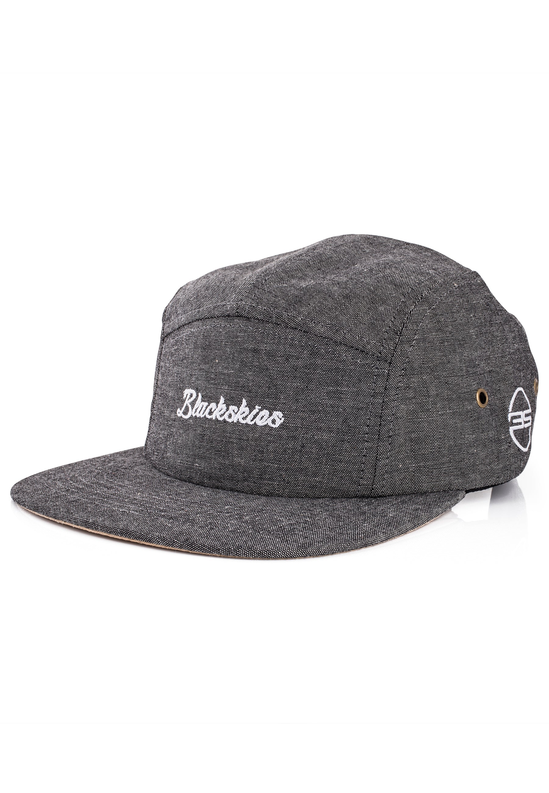 Blackskies-Eos-5-Panel-Hat-Denim-Black
