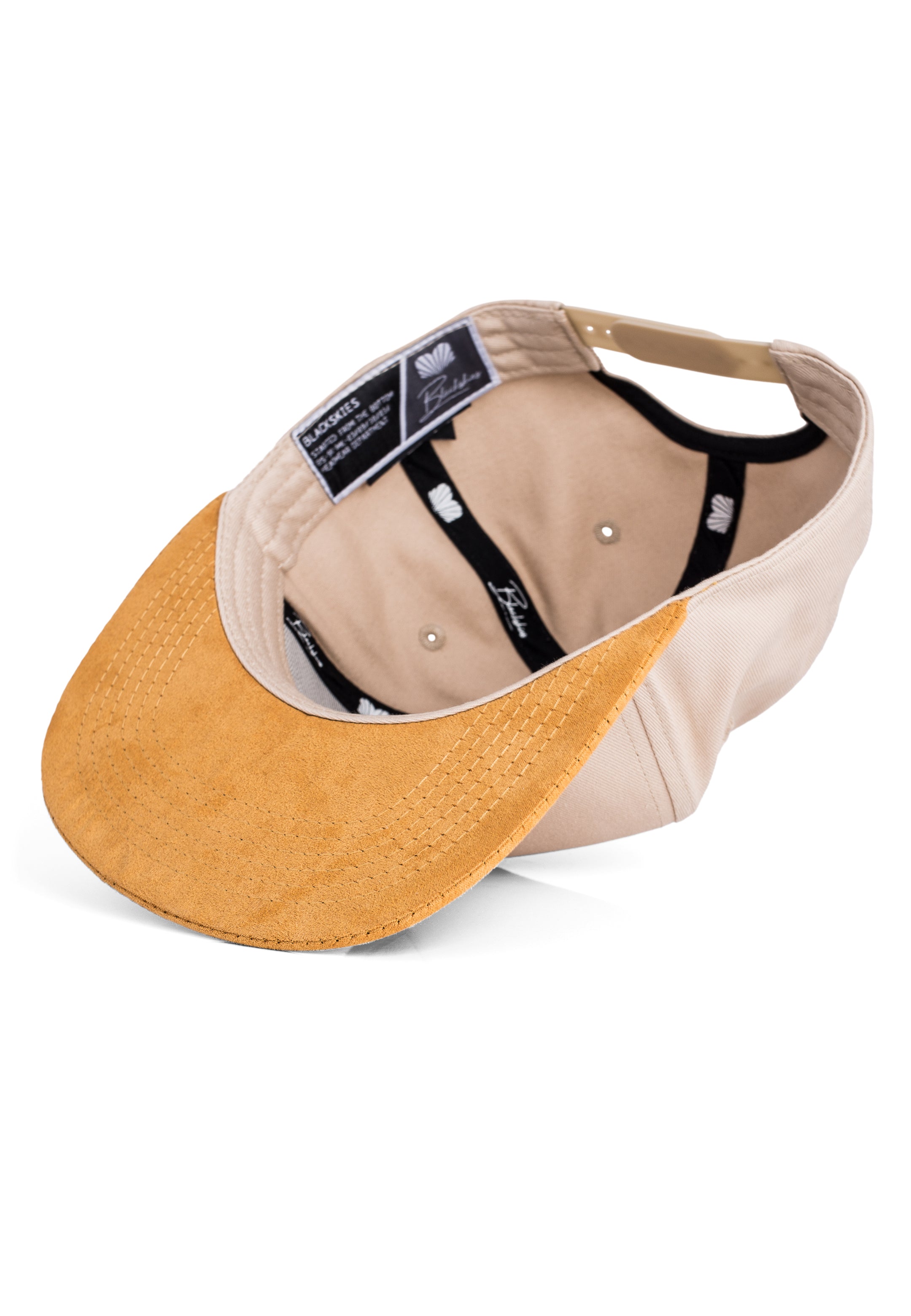 Blackskies-Essentials-Snapback-Cap-Beige-Brown-Brown-4