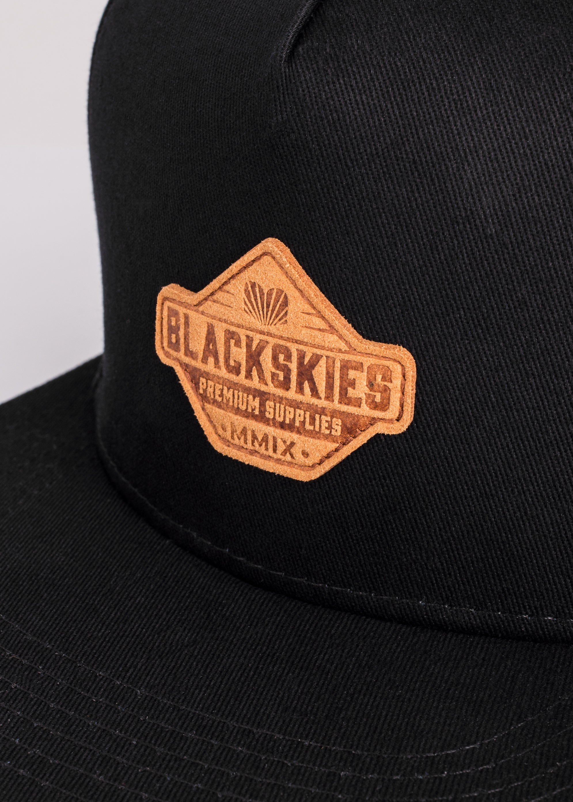 Blackskies-Essentials-Snapback-Cap-Black-Black-Brown-1