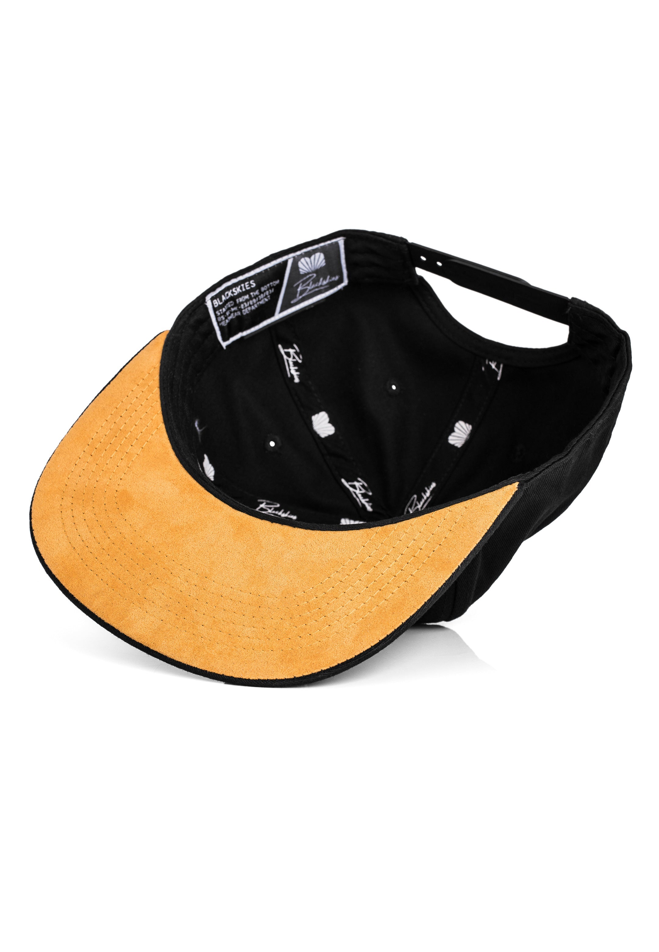 Blackskies-Essentials-Snapback-Cap-Black-Black-Brown-4