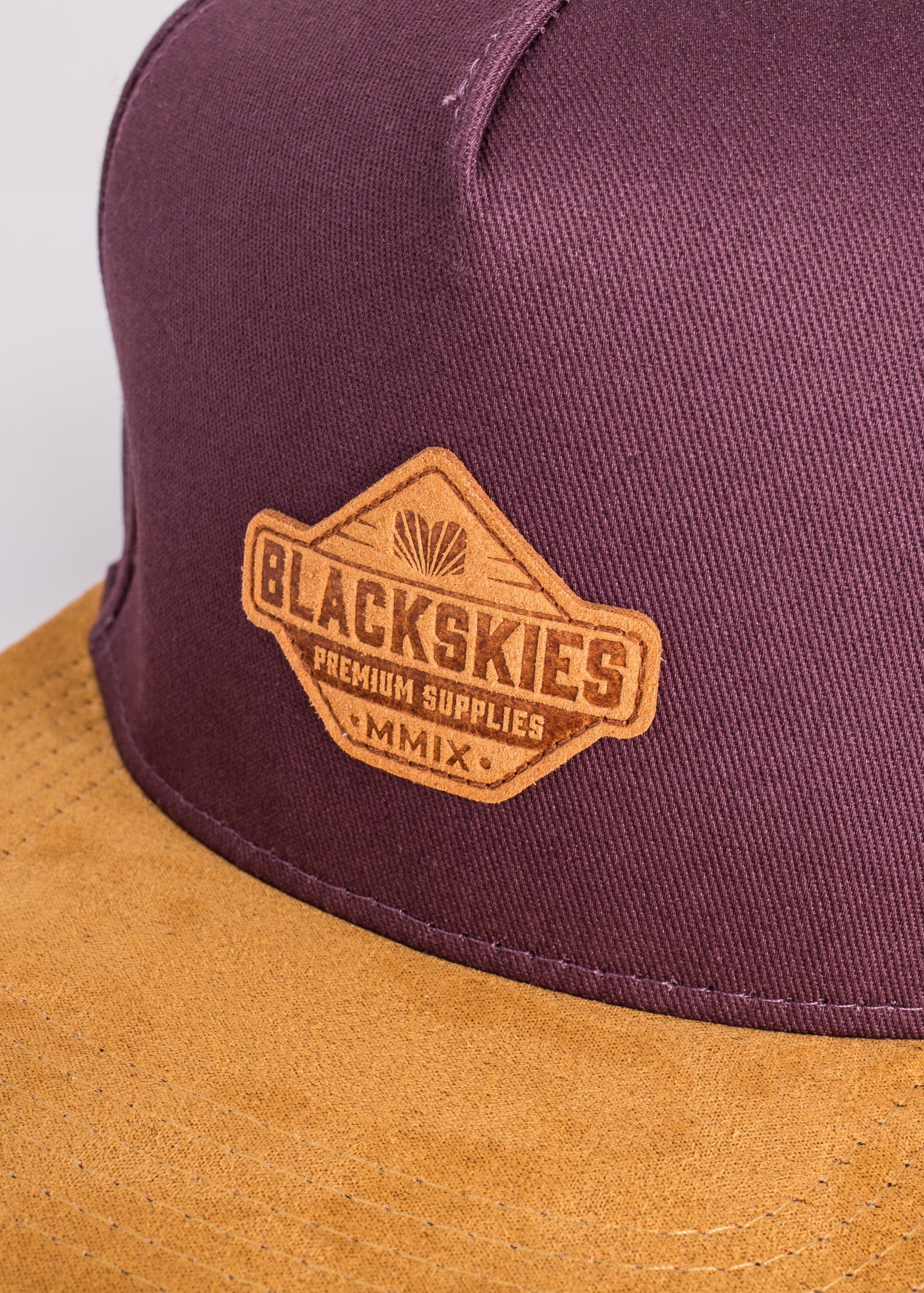 Blackskies-Essentials-Snapback-Cap-Grape-Brown-Brown-1