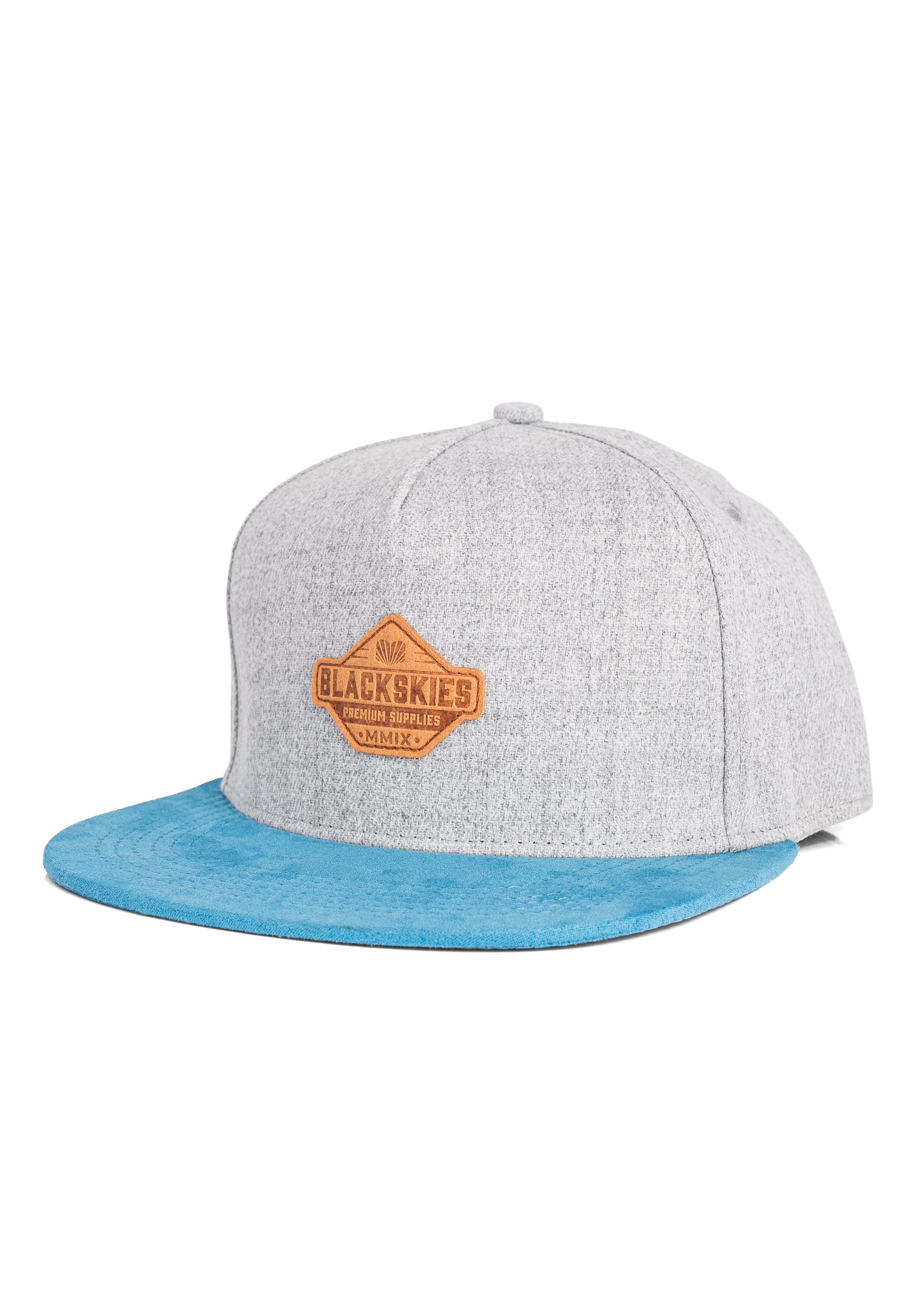 Blackskies-Essentials-Snapback-Cap-Grey-Light-blue-Light-blue-2