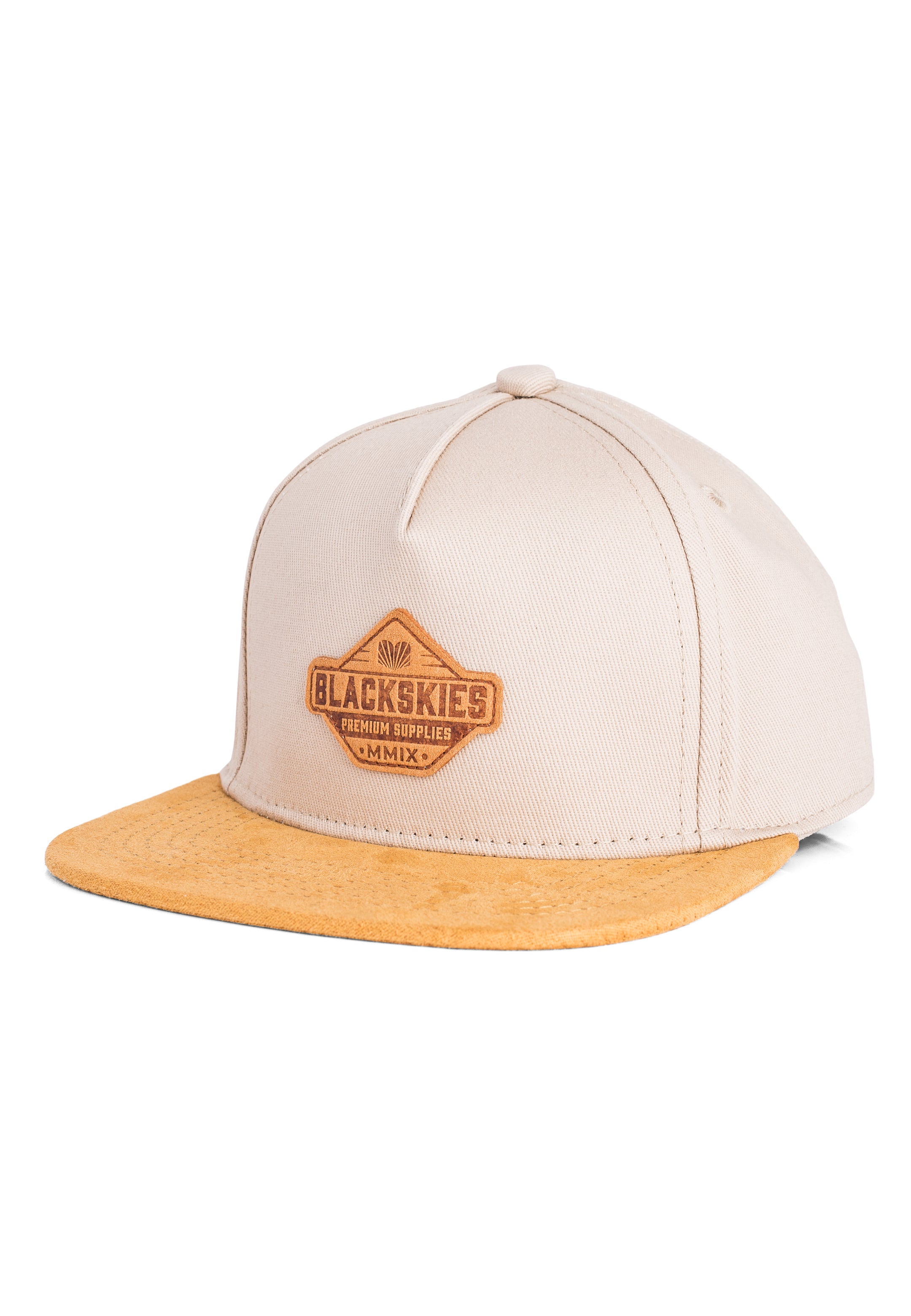 Blackskies-Essentials-Snapback-Cap-Kids-Beige-Brown-Brown-2