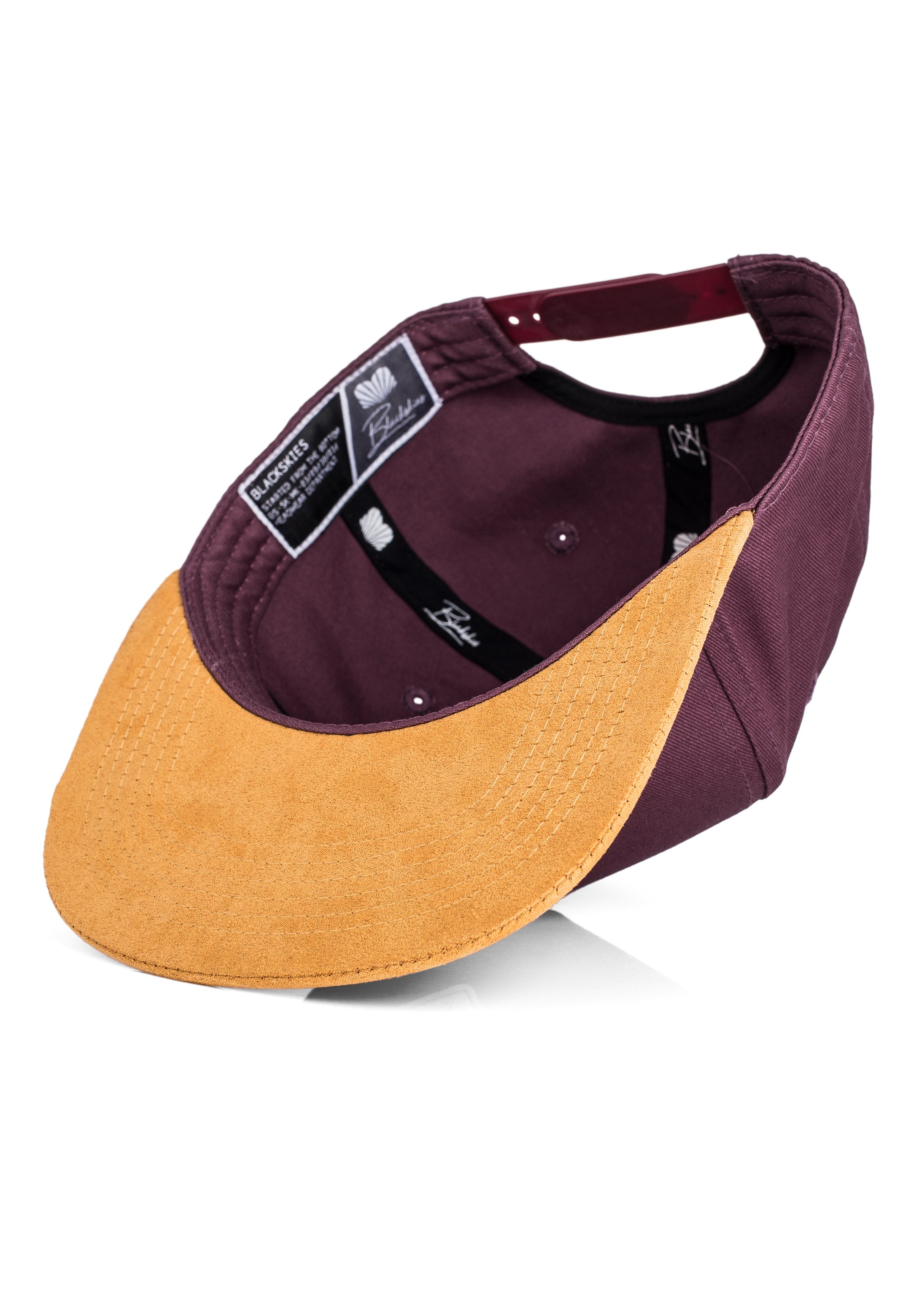 Blackskies-Essentials-Snapback-Cap-Kids-Grape-Brown-Brown-4