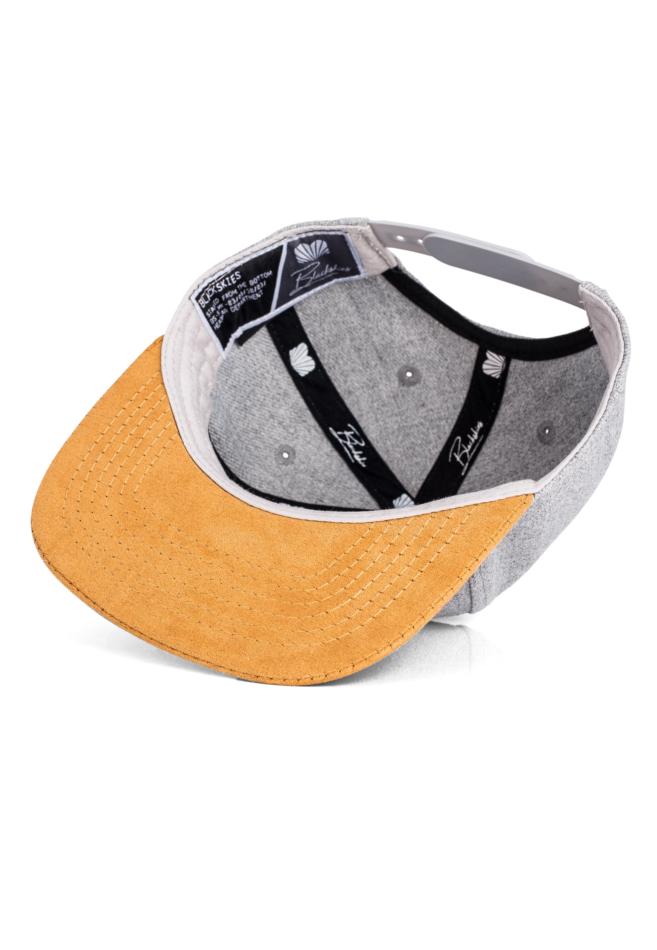 Blackskies-Essentials-Snapback-Cap-Kids-Grey-Brown-Brown-1