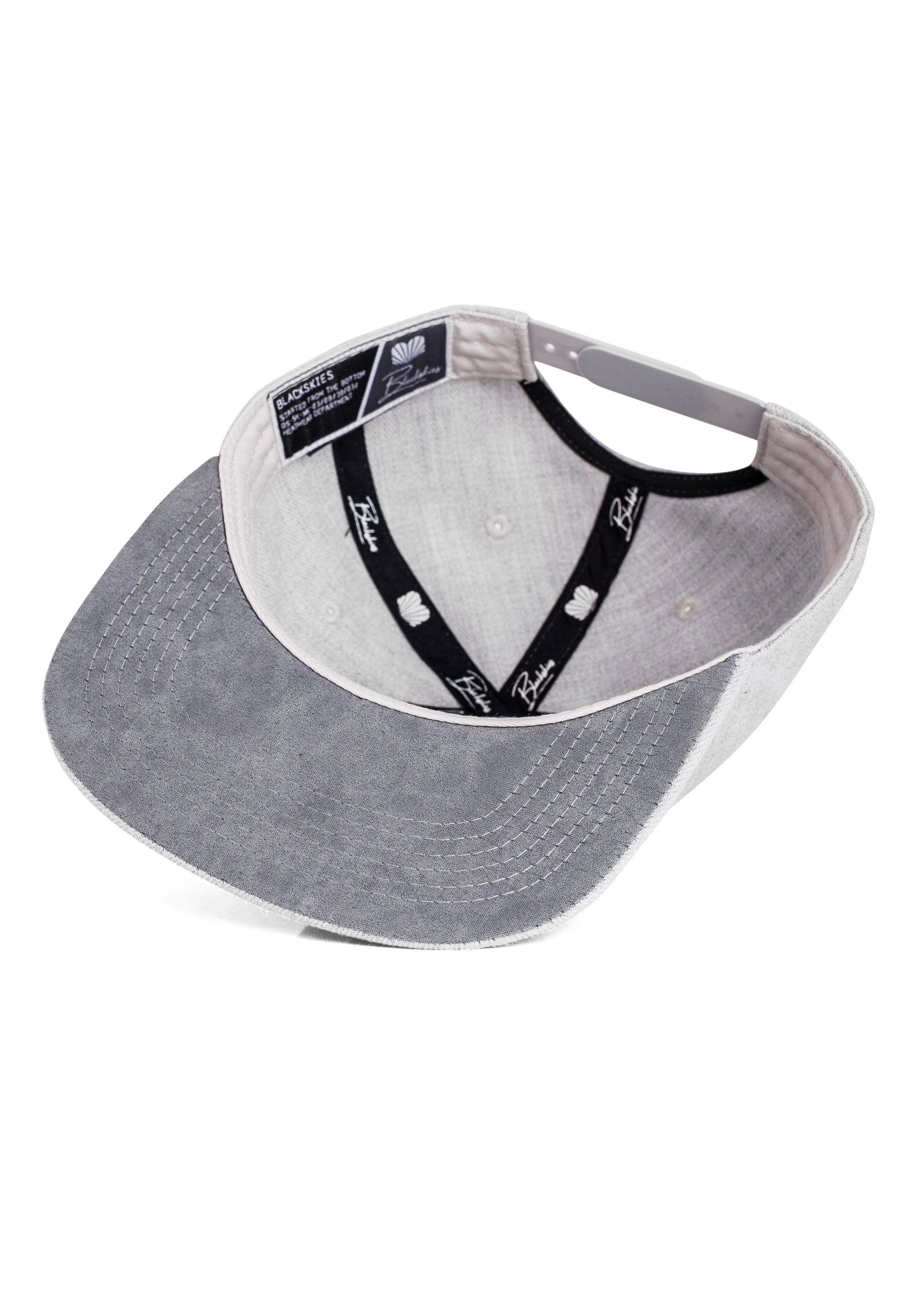 Blackskies-Essentials-Snapback-Cap-Kids-Grey-Grey-Darkgrey-5