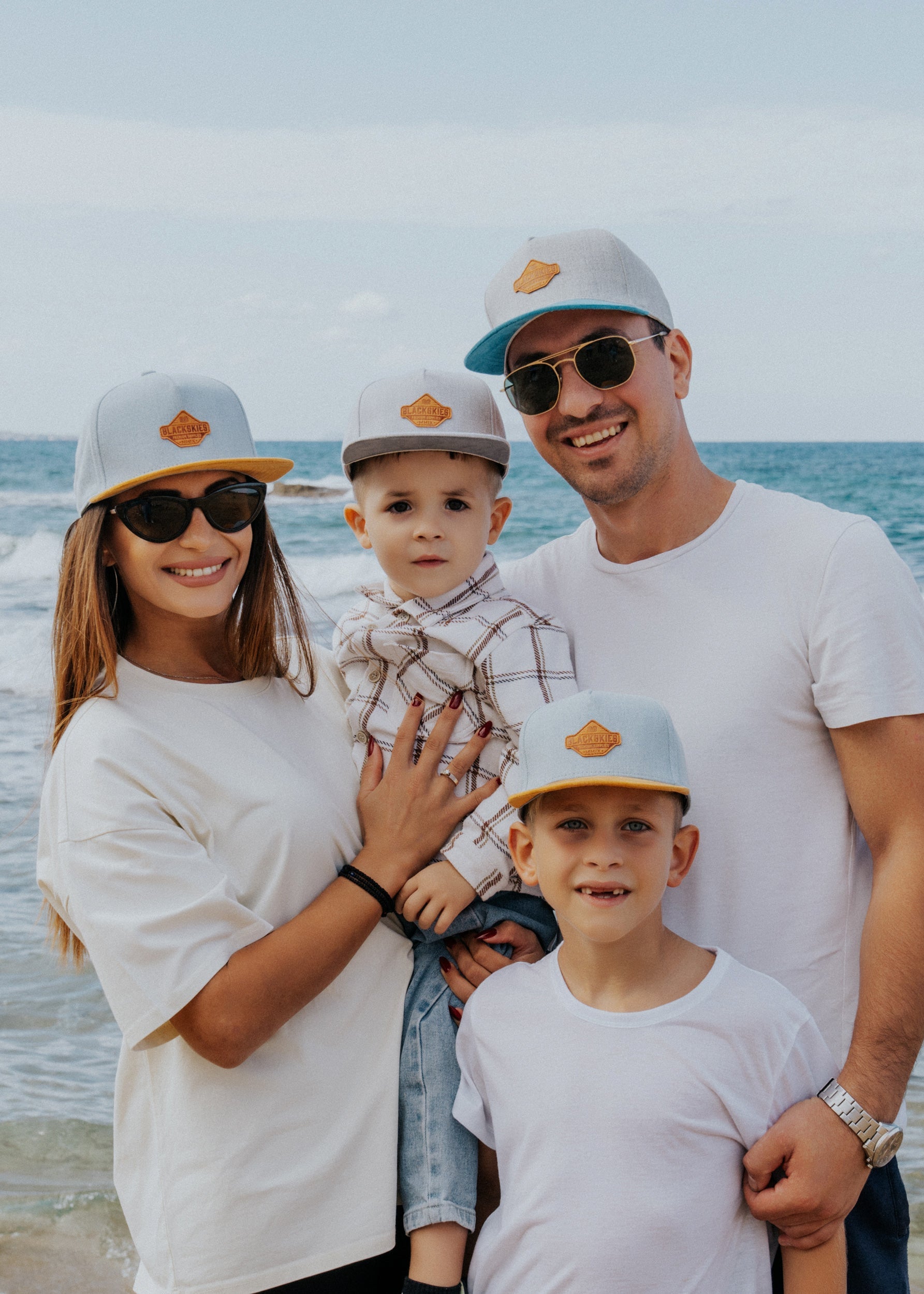 Blackskies-Essentials-Snapback-Cap-Kids-Grey-Grey-Darkgrey-Model-6