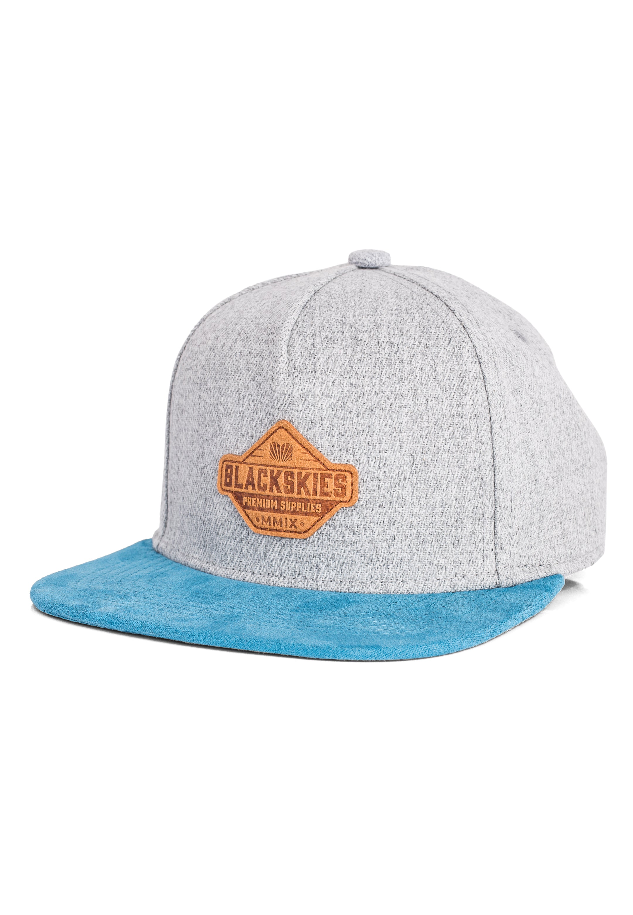 Blackskies-Essentials-Snapback-Kids-Cap-Grey-Light-blue-Light-blue-2