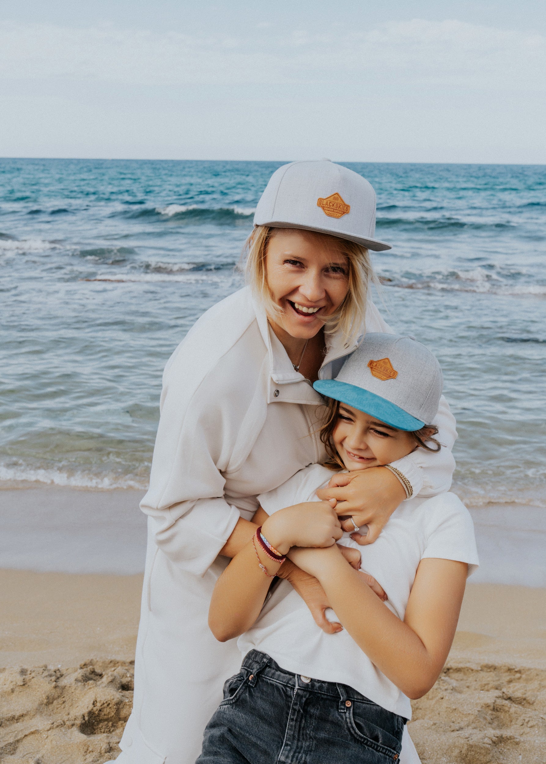 Blackskies-Essentials-Snapback-Kids-Cap-Grey-Light-blue-Light-blue-Model-3