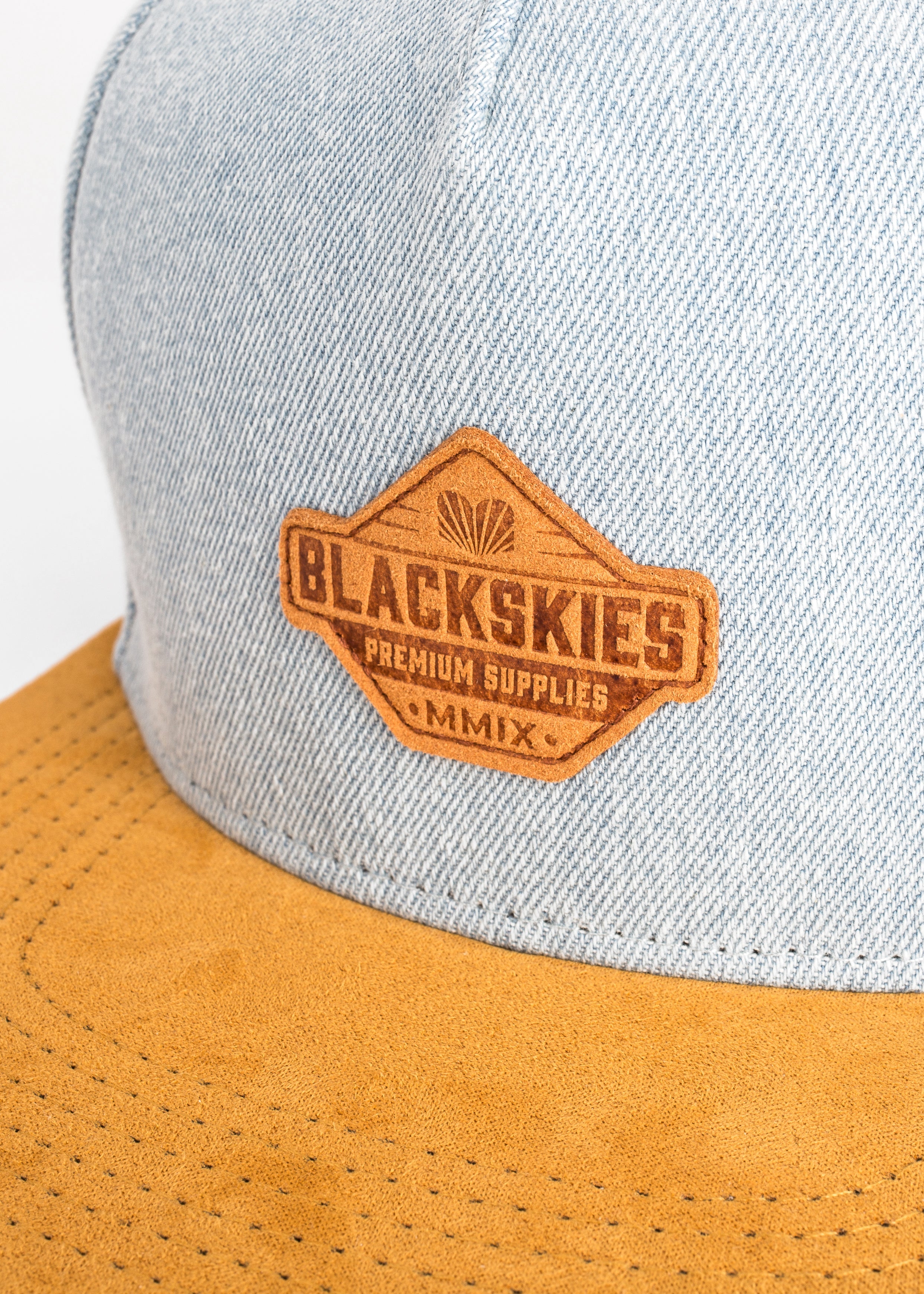 Blackskies-Essentials-Snapback-Kids-Cap-Light-blue-Brown-Brown-6