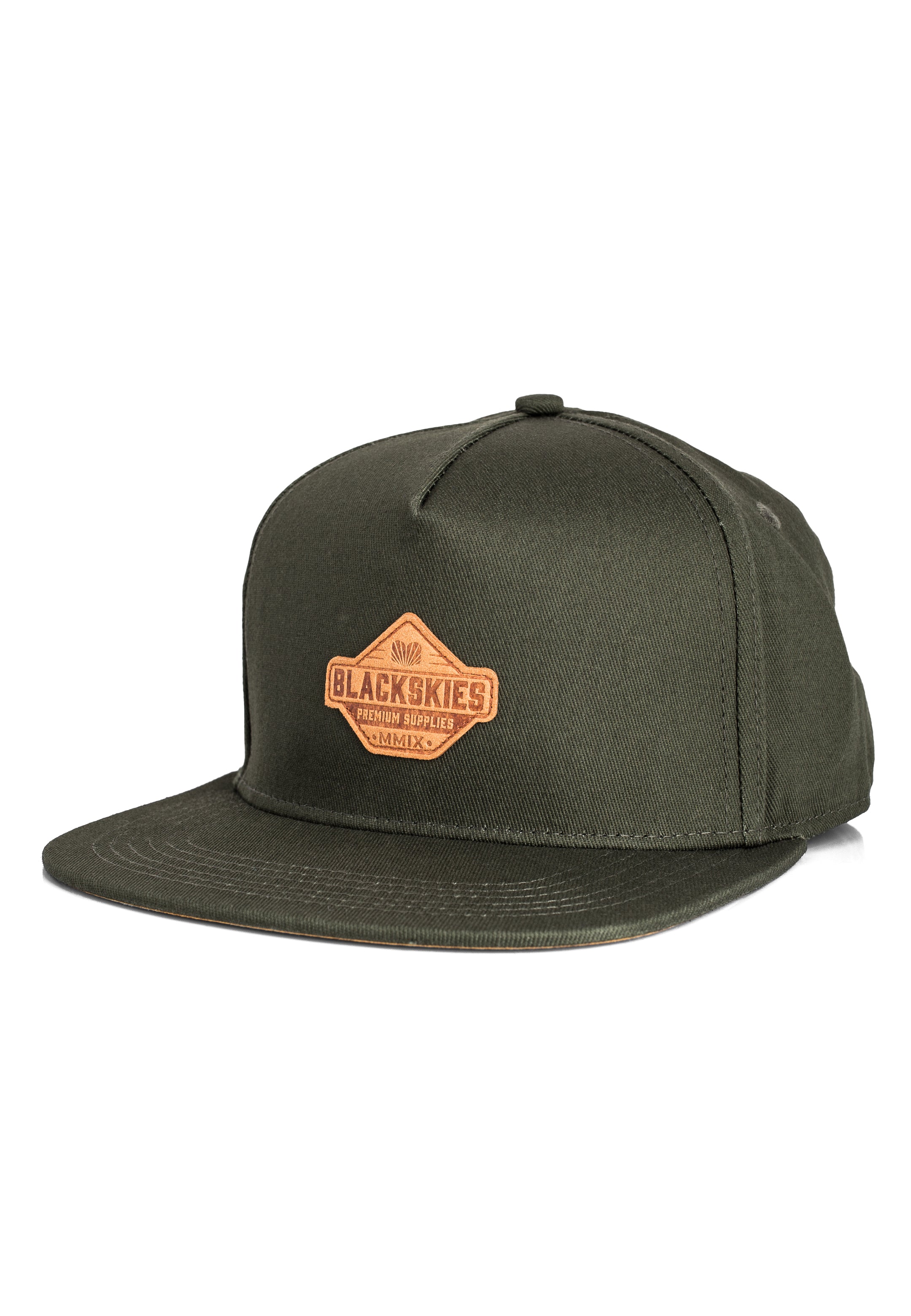 Blackskies-Essentials-Snapback-Kids-Cap-Olive-Olive-Brown-2