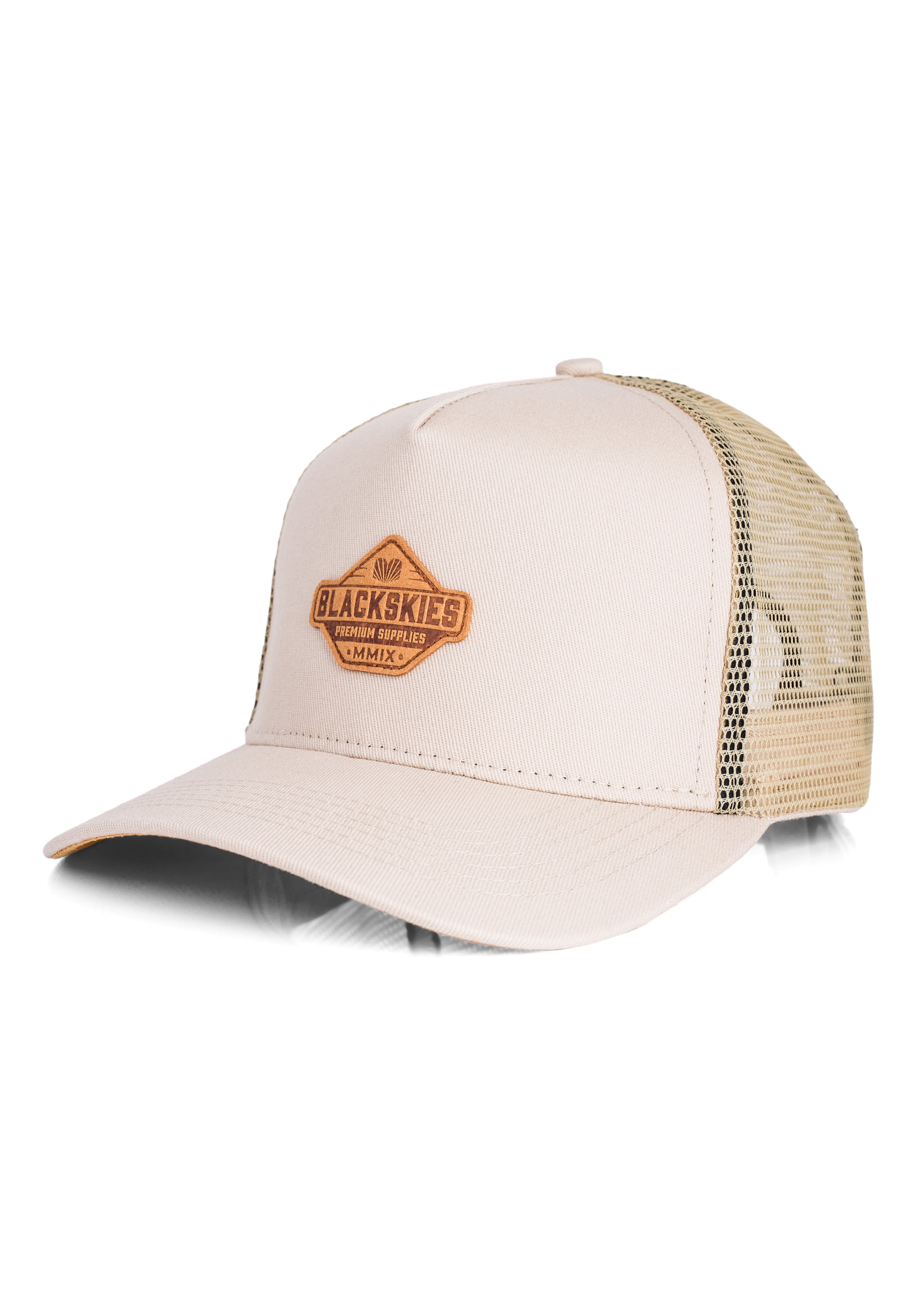 Blackskies-Essentials-Trucker-Cap-Beige-Brown-Brown-2