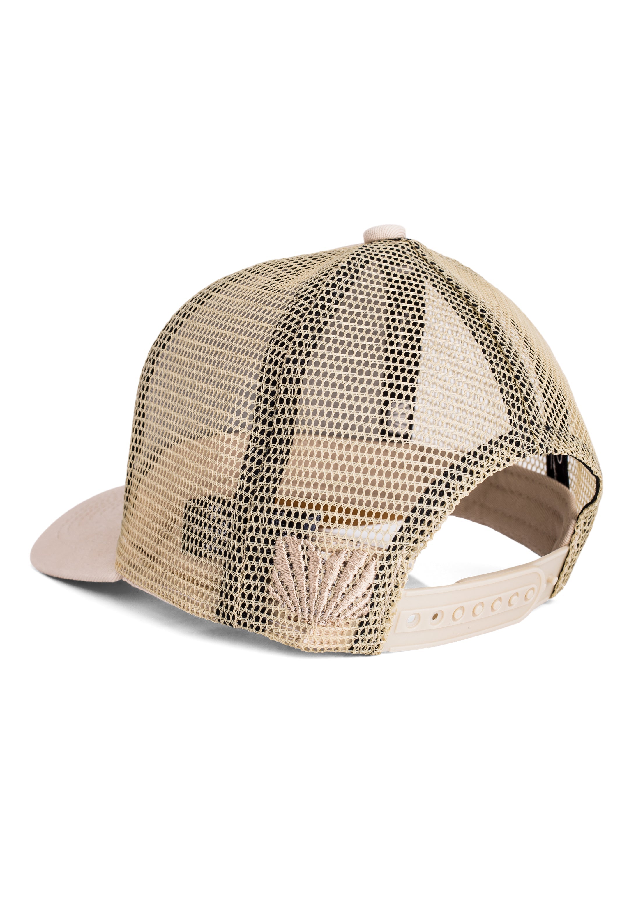 Blackskies-Essentials-Trucker-Cap-Kids-Beige-Brown-3