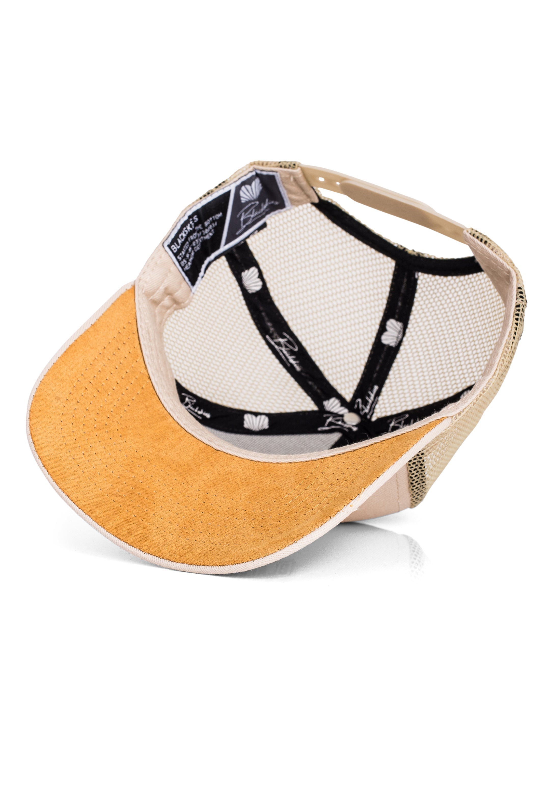 Blackskies-Essentials-Trucker-Cap-Kids-Beige-Brown-4