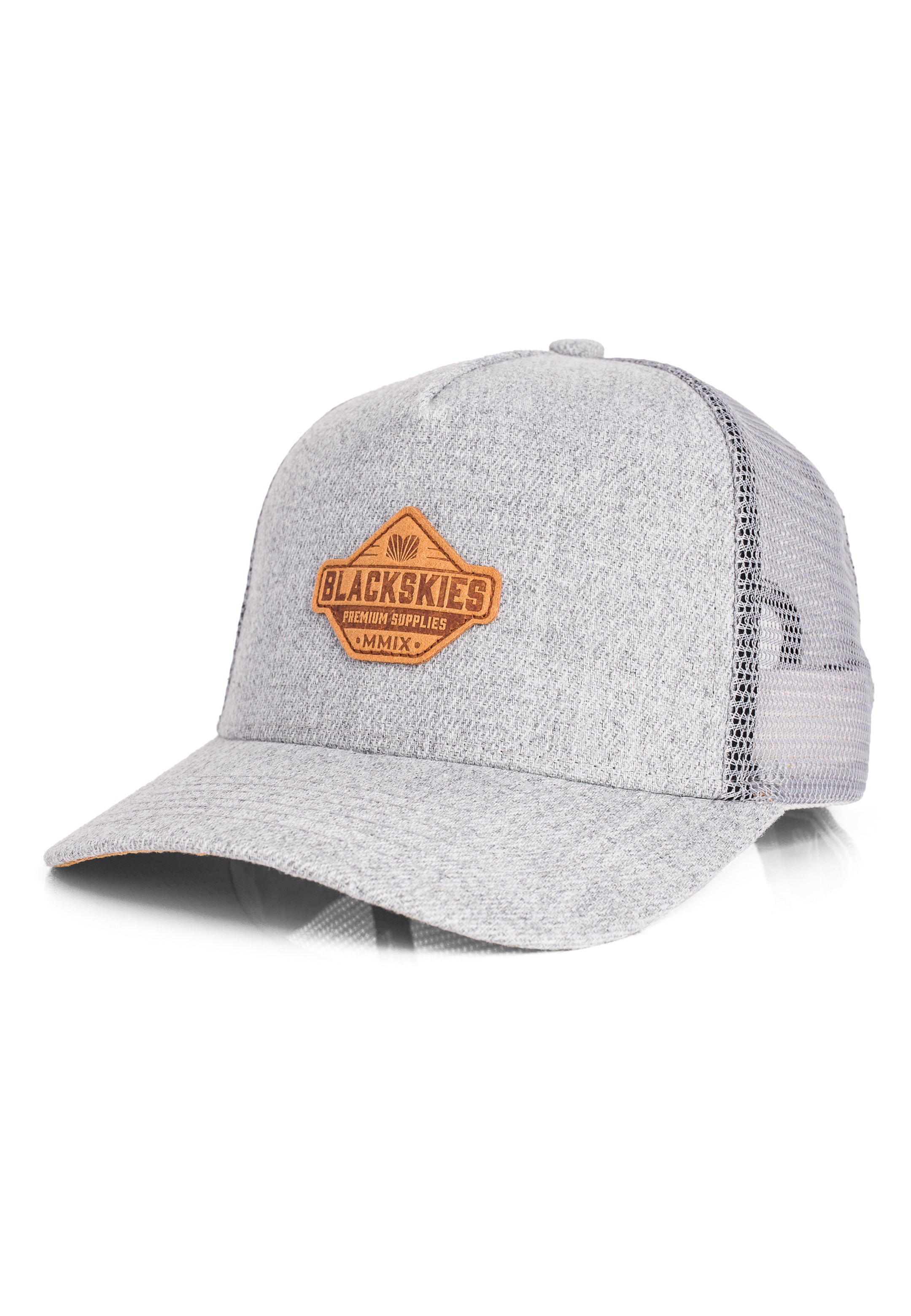 Blackskies-Essentials-Trucker-Cap-Kids-Grey-Grey-Brown-3