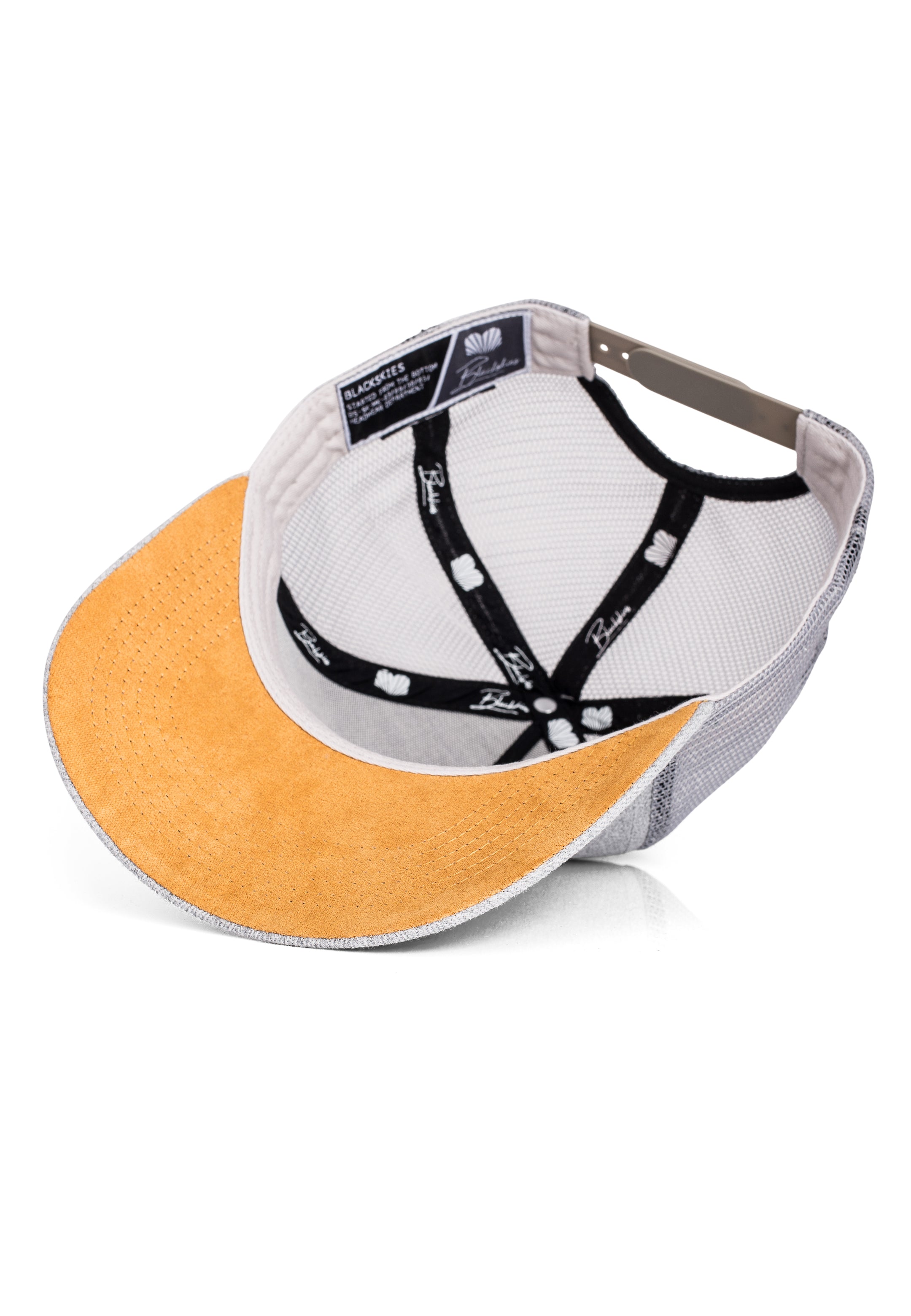 Blackskies-Essentials-Trucker-Cap-Kids-Grey-Grey-Brown-5